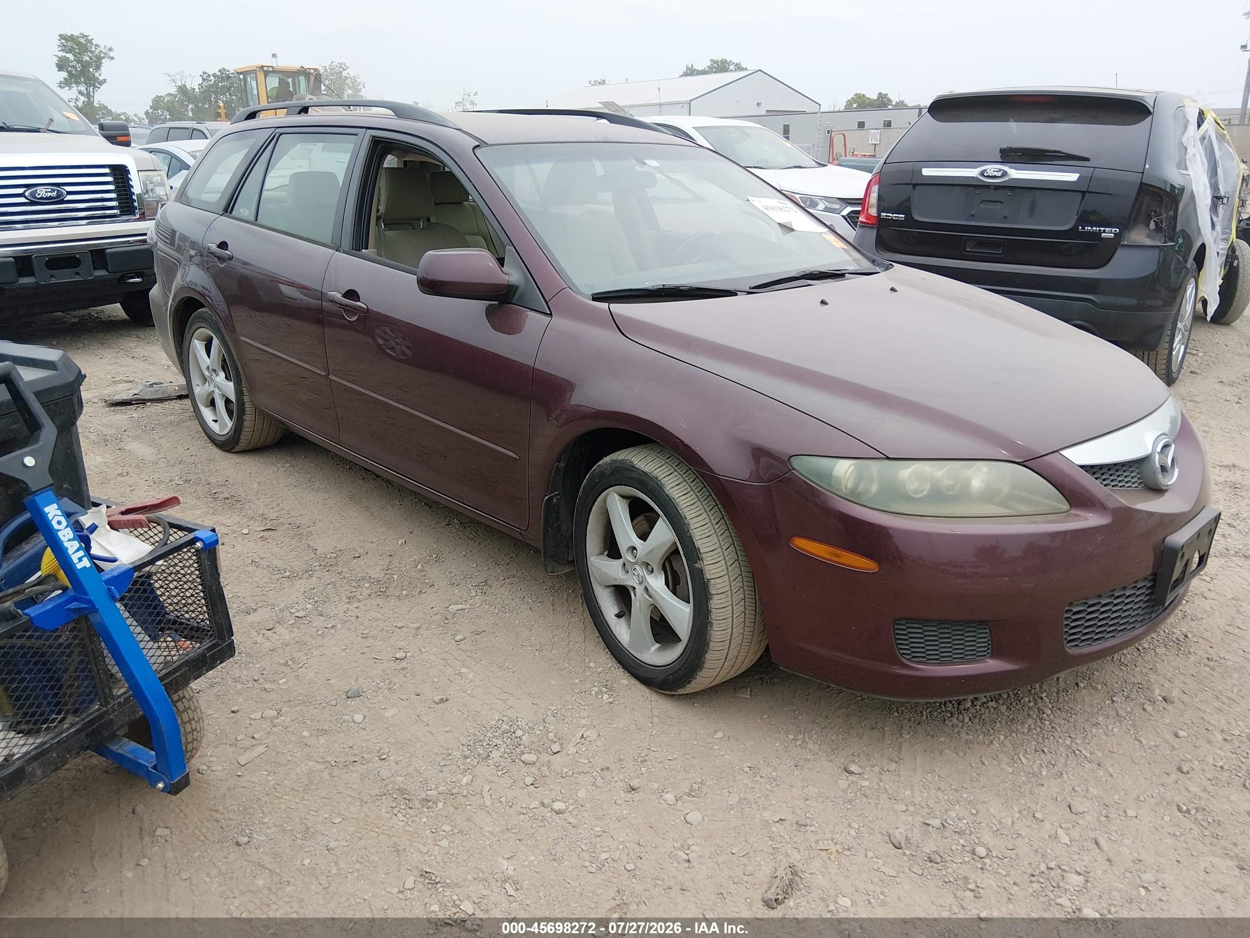 2006 Mazda 6 s, VIN 1YVHP82D065M03222 — Normal wear
