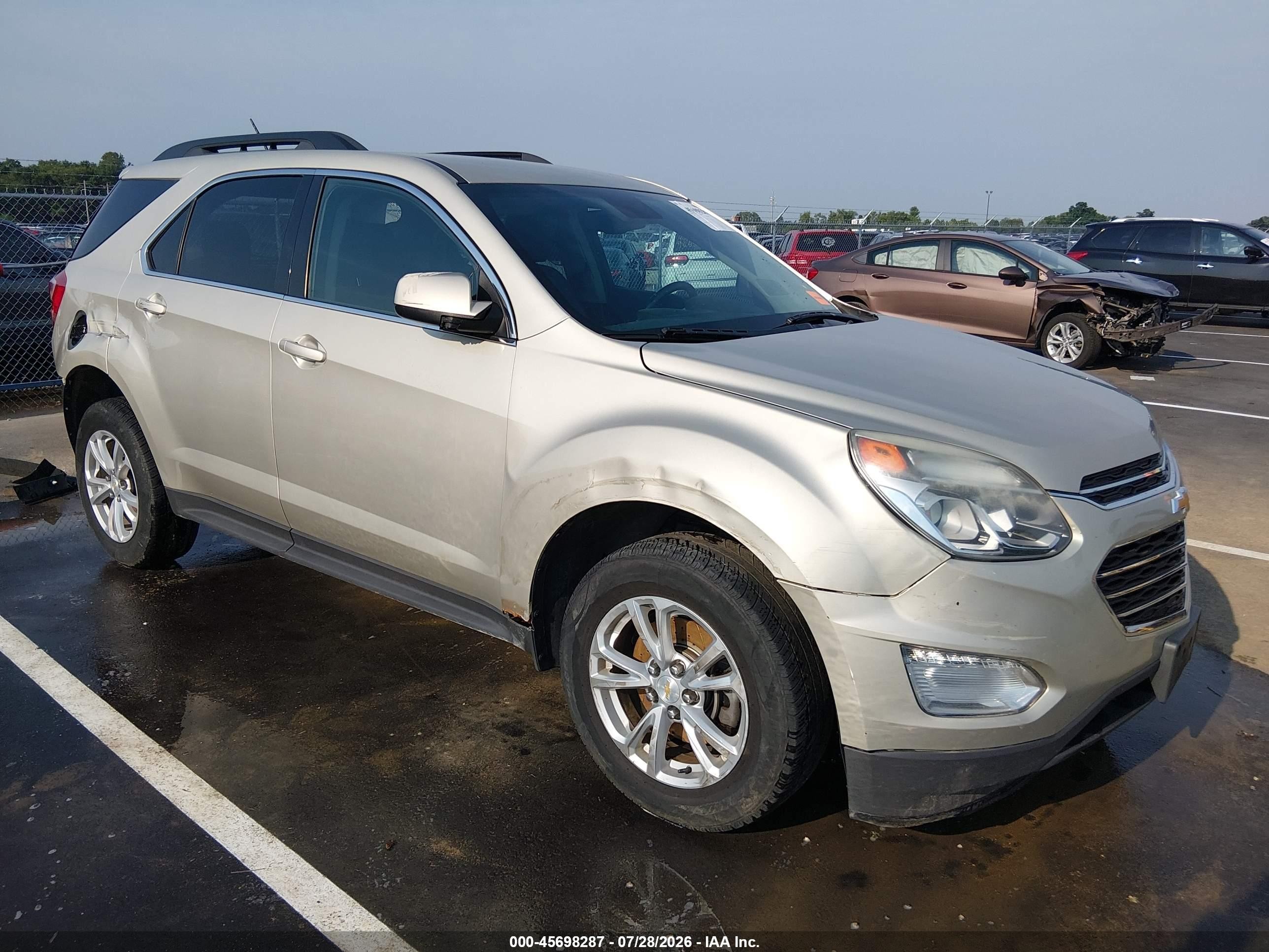 2016 Chevrolet Equinox LT, VIN 2GNALCEK4G1108392 — Rear end