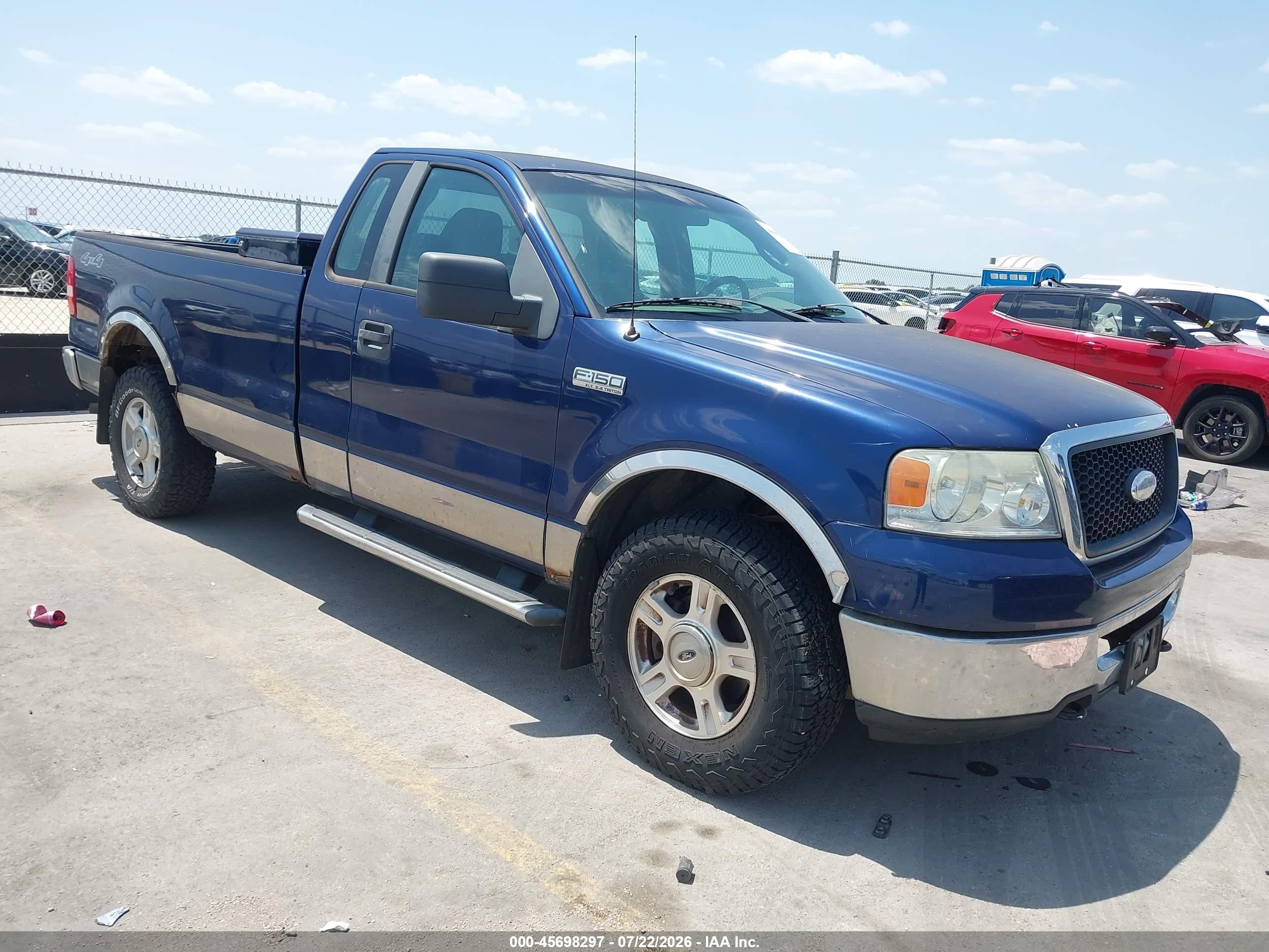 2007 Ford F-150 XL, VIN 1FTRF14V77KA55786 — Normal wear