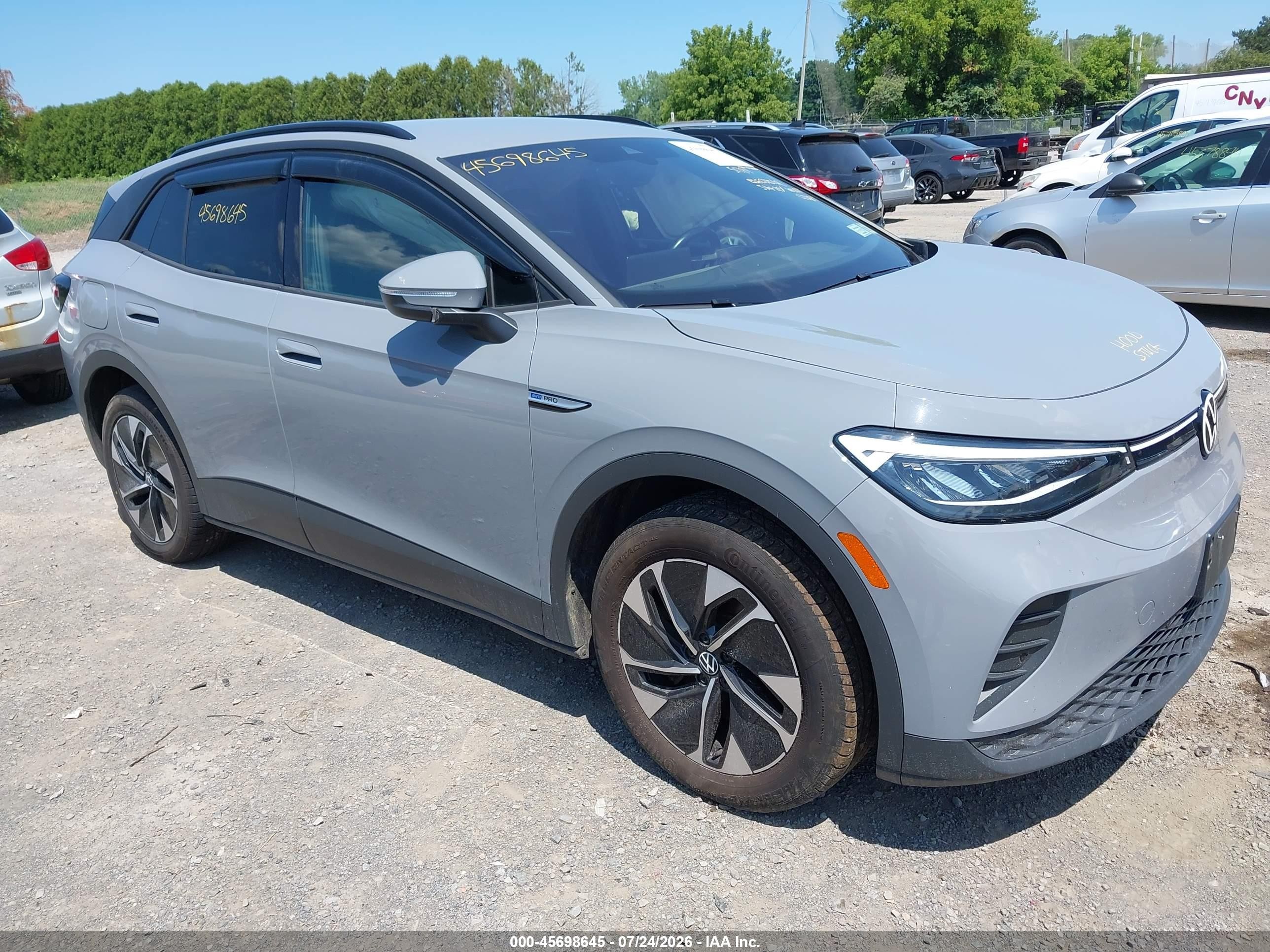 2022 Volkswagen ID.4 Pro, VIN WVGJNPE21NP070156 — Side
