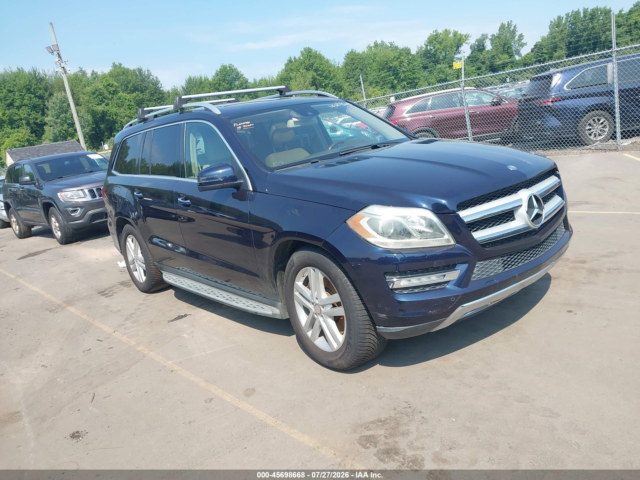 2013 Mercedes-Benz GL 450, VIN 4JGDF7CE7DA144284 — Water / flood