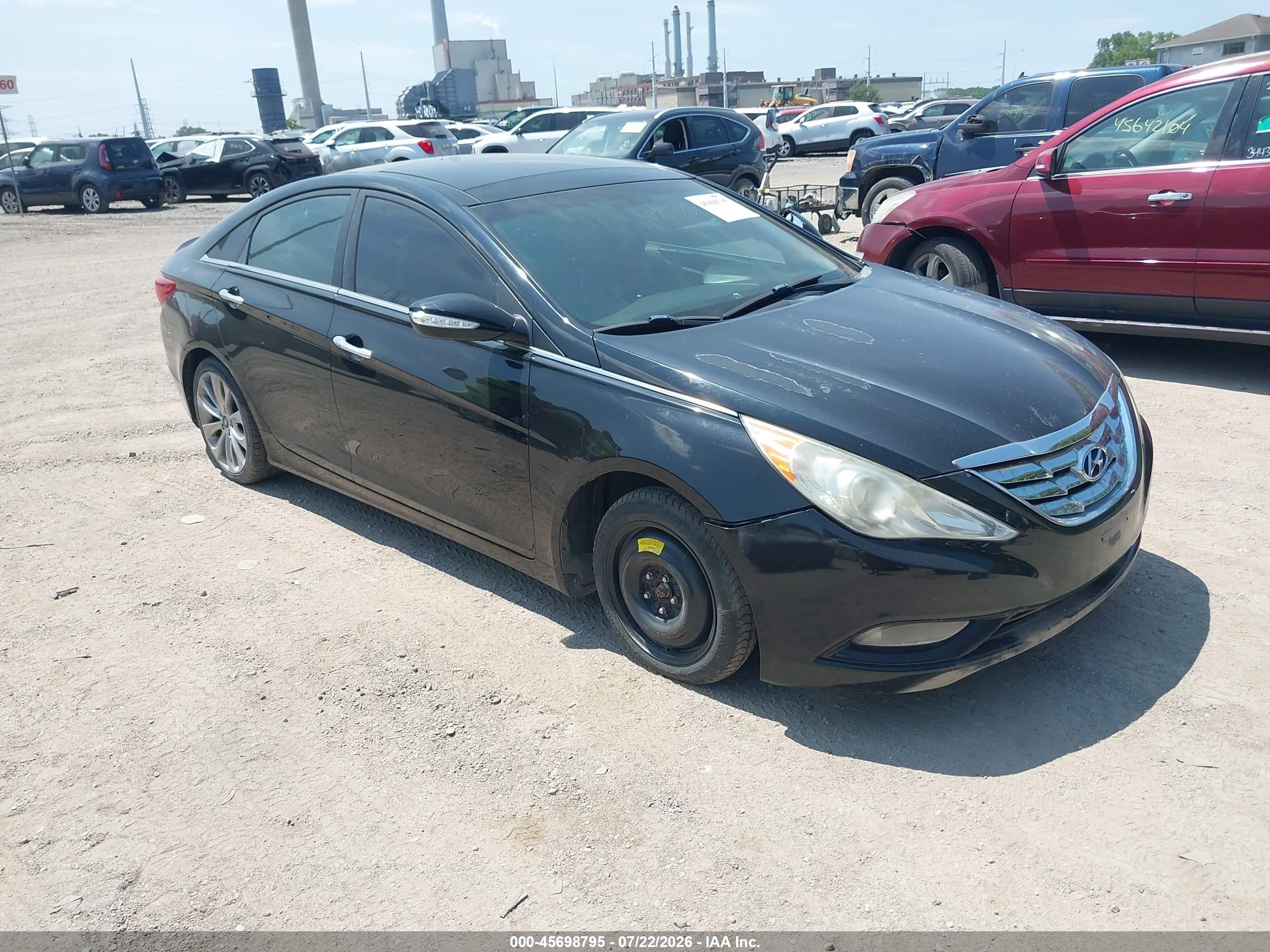 2012 Hyundai Sonata Limited, VIN 5NPEC4AB4CH496657 — Front end