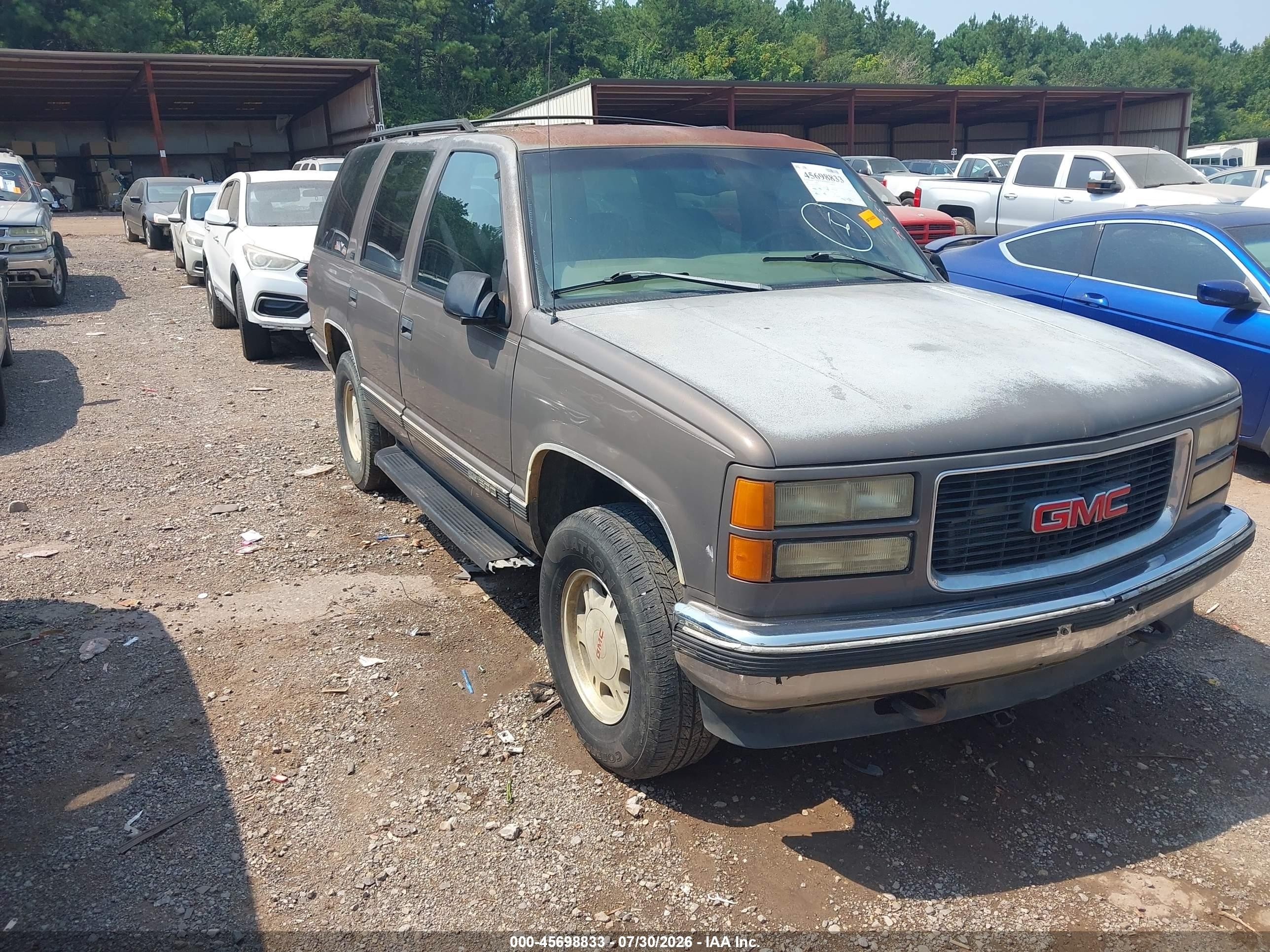 1997 GMC Yukon, VIN 1GKEK13R9VJ703571 — Обычный износ