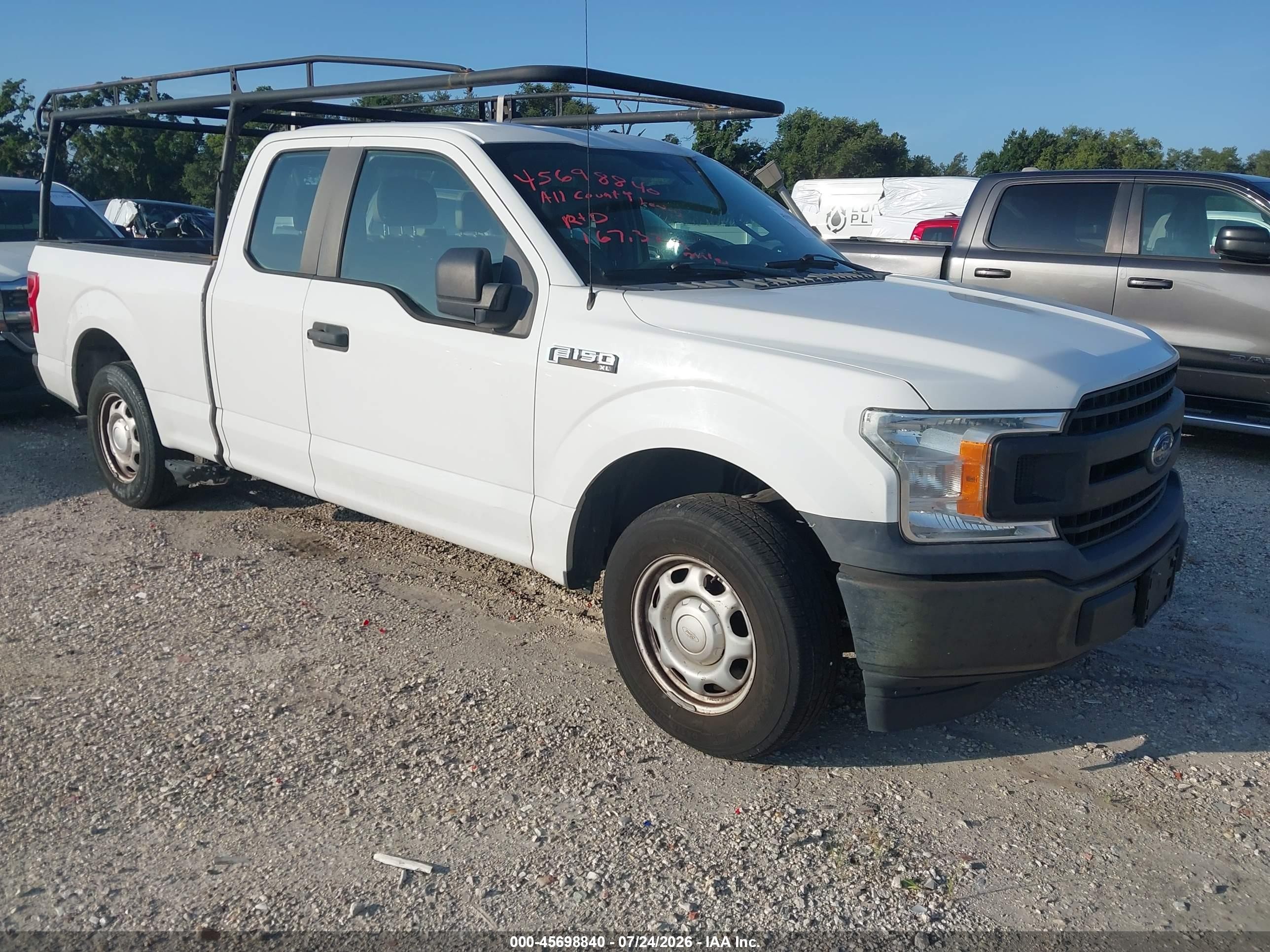 2019 Ford F-150 XL, VIN 1FTEX1CB1KFB50008 — Normal wear