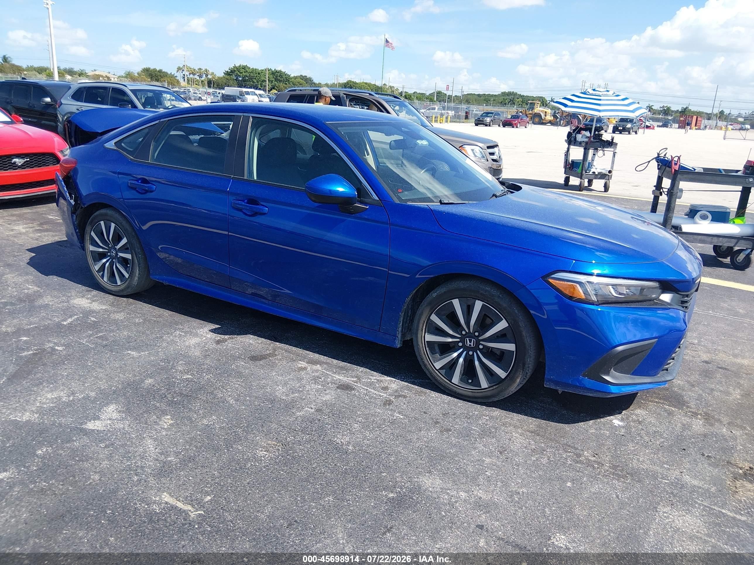 2023 Honda Civic EX, VIN 2HGFE1F71PH304175 — Rear end