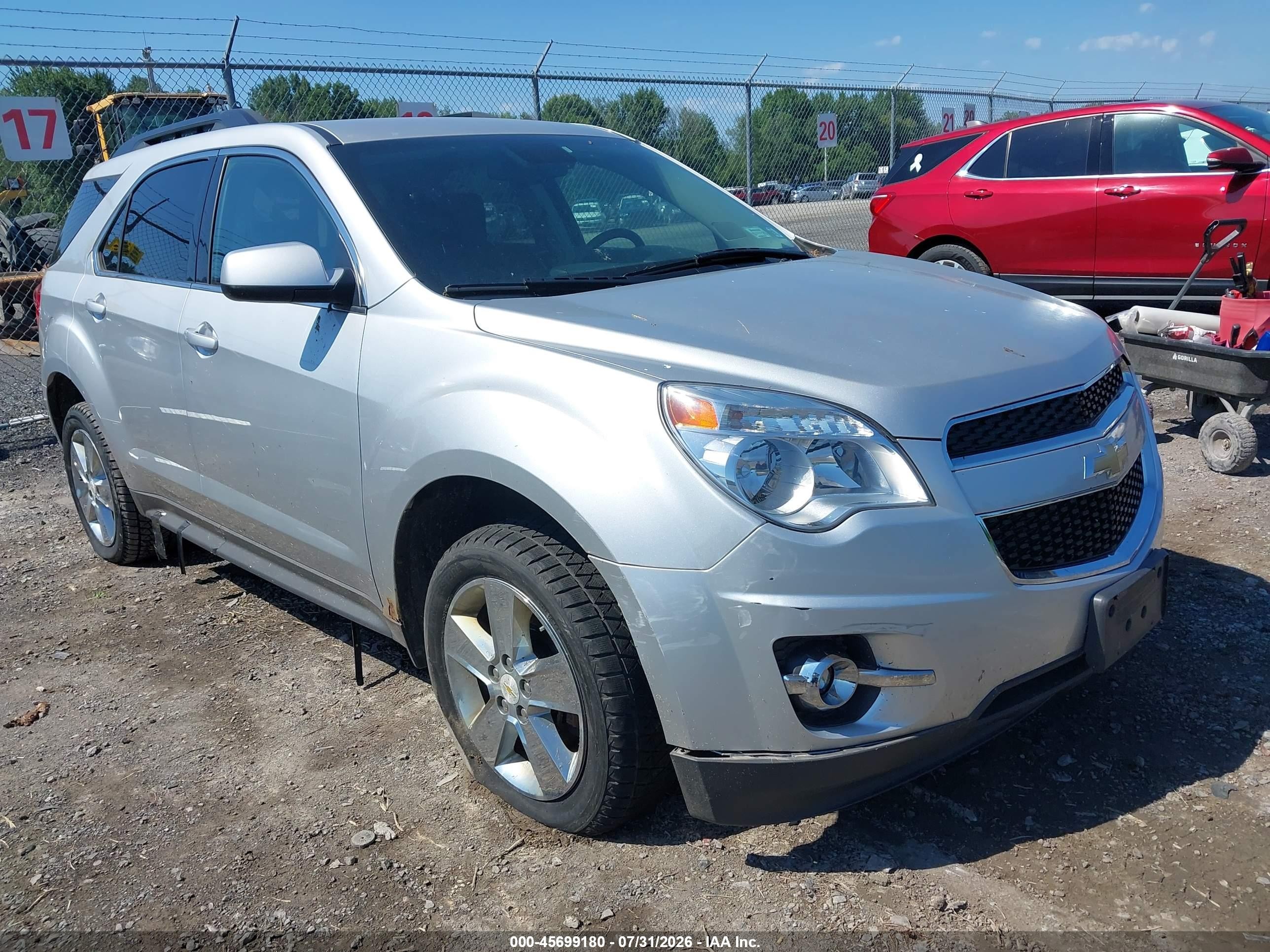 2013 Chevrolet Equinox LT, VIN 2GNALPEKXD1195010 — Normal wear