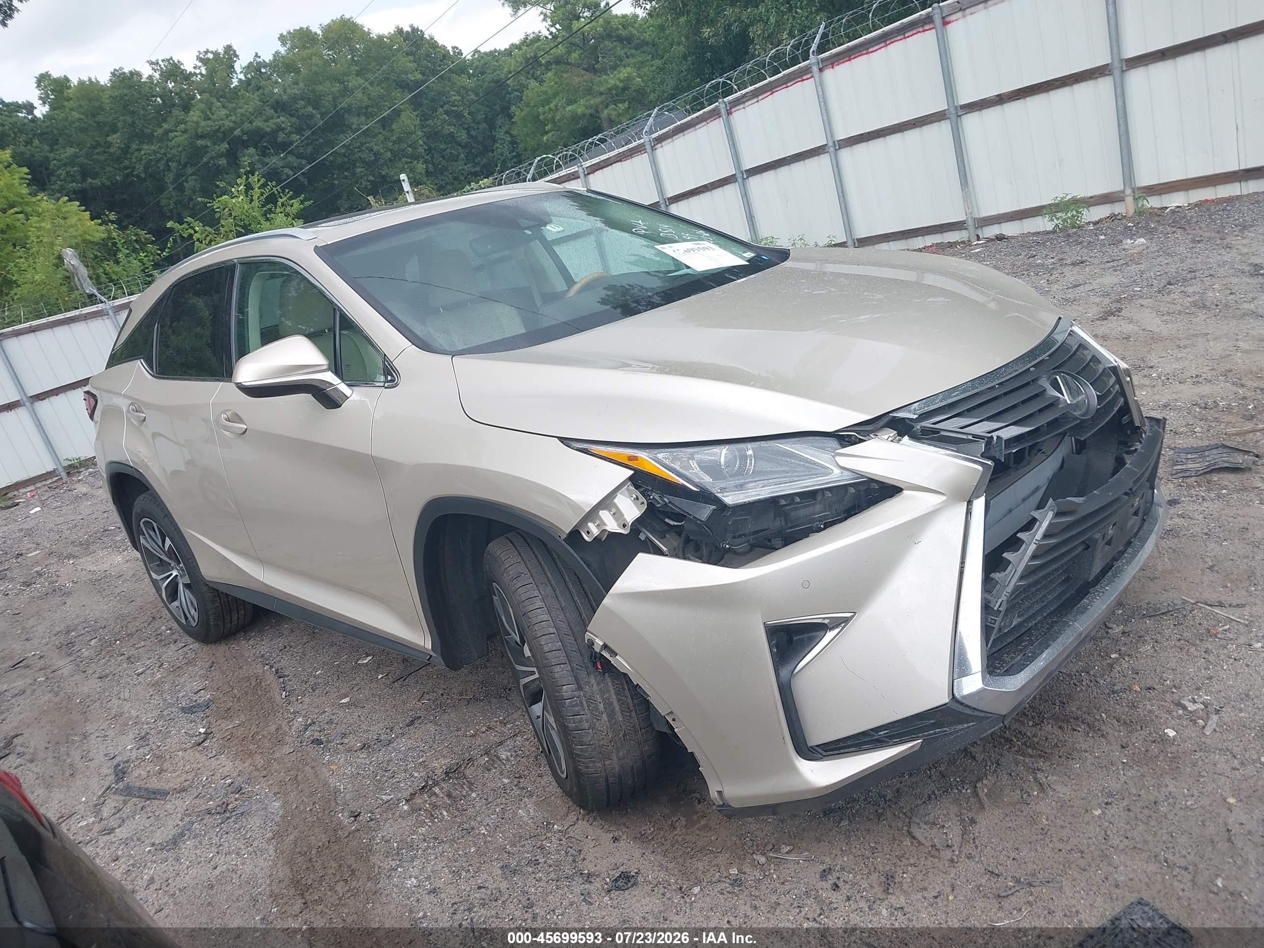 2016 Lexus RX 350, VIN 2T2ZZMCA6GC023514 — Front end