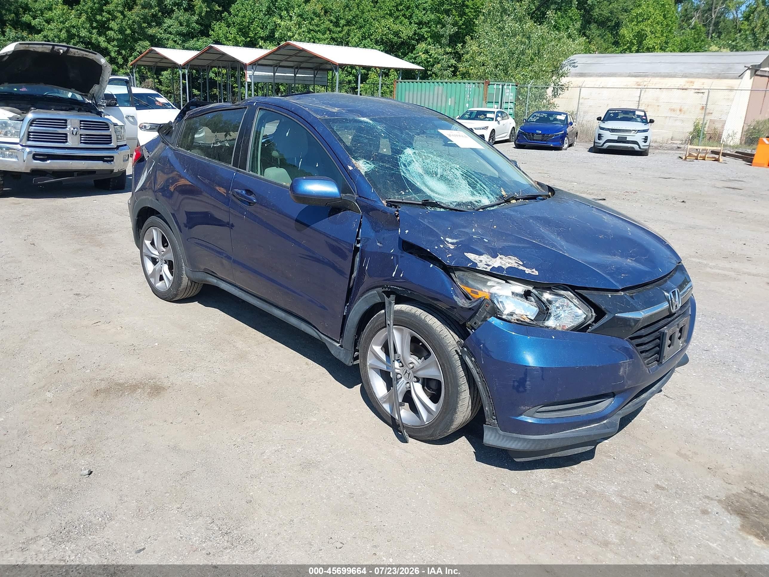 2016 Honda HR-V LX, VIN 3CZRU6H38GM716532 — По всему кузову