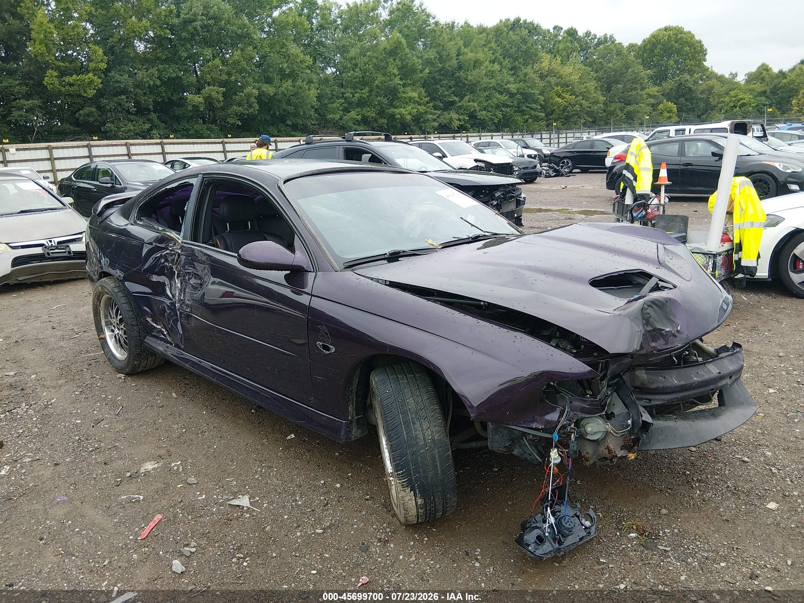 2004 Pontiac GTO, VIN 6G2VX12G34L243153 — Biohazard / chemical