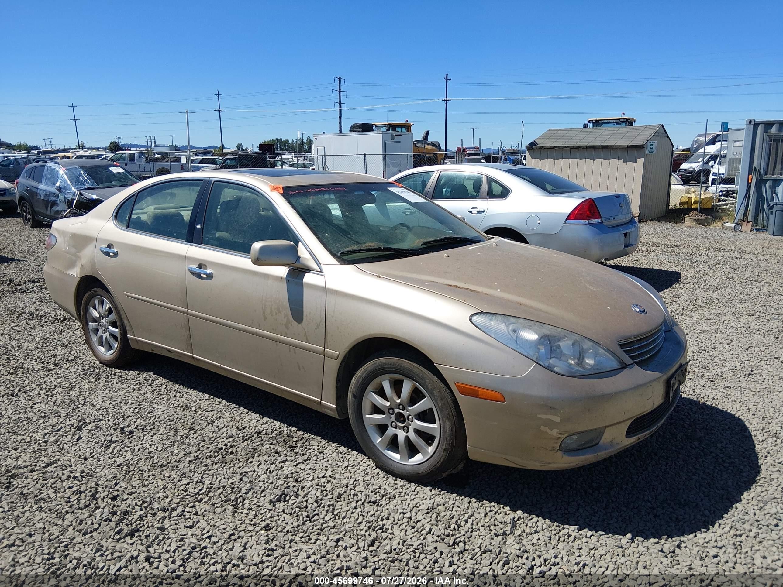 2002 Lexus ES 300, VIN JTHBF30G520075218 — Normal wear