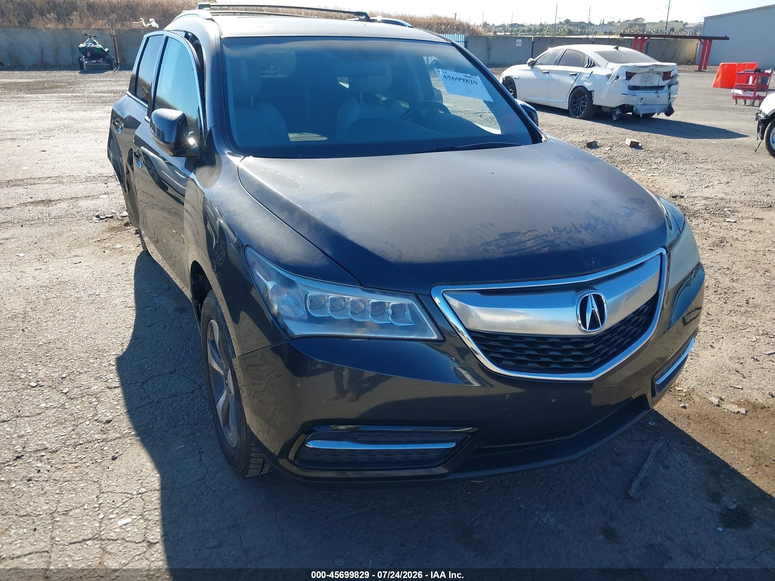 2014 Acura MDX, VIN 5FRYD4H28EB029483 — Normal wear