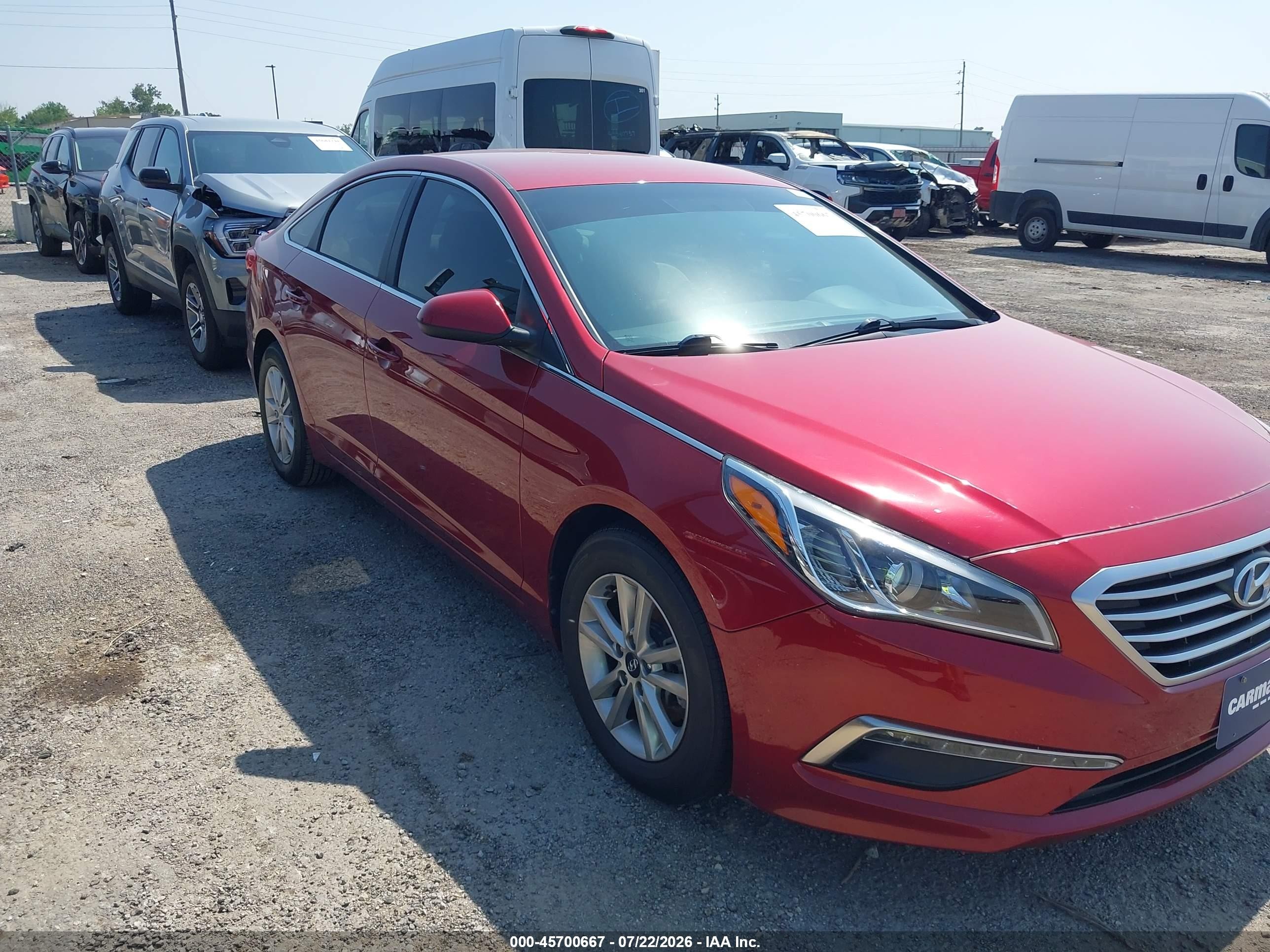 2015 Hyundai Sonata SE, VIN 5NPE24AF1FH131251 — Not stated