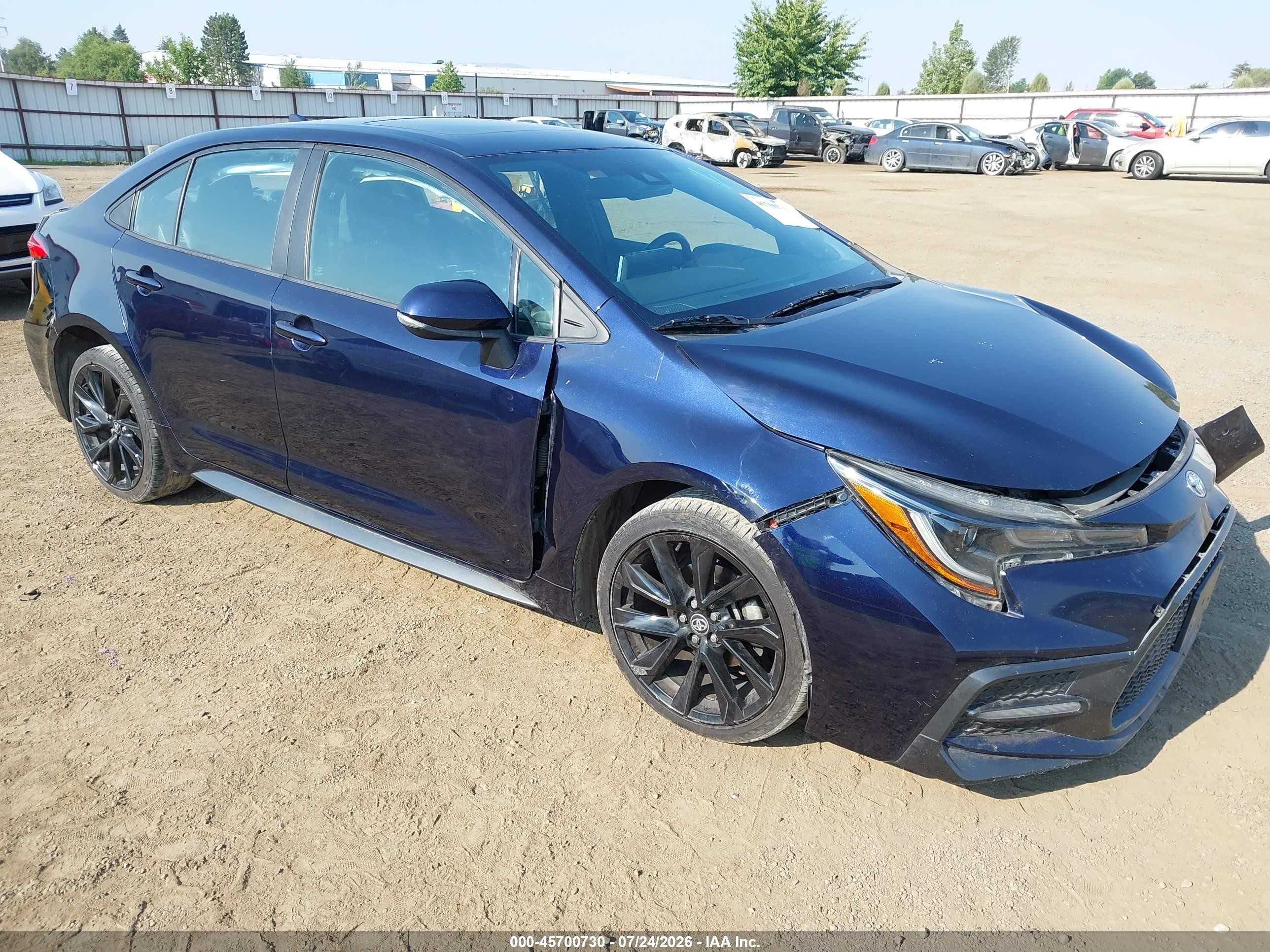 2020 Toyota Corolla SE, VIN 5YFP4RCE3LP055096 — Front end