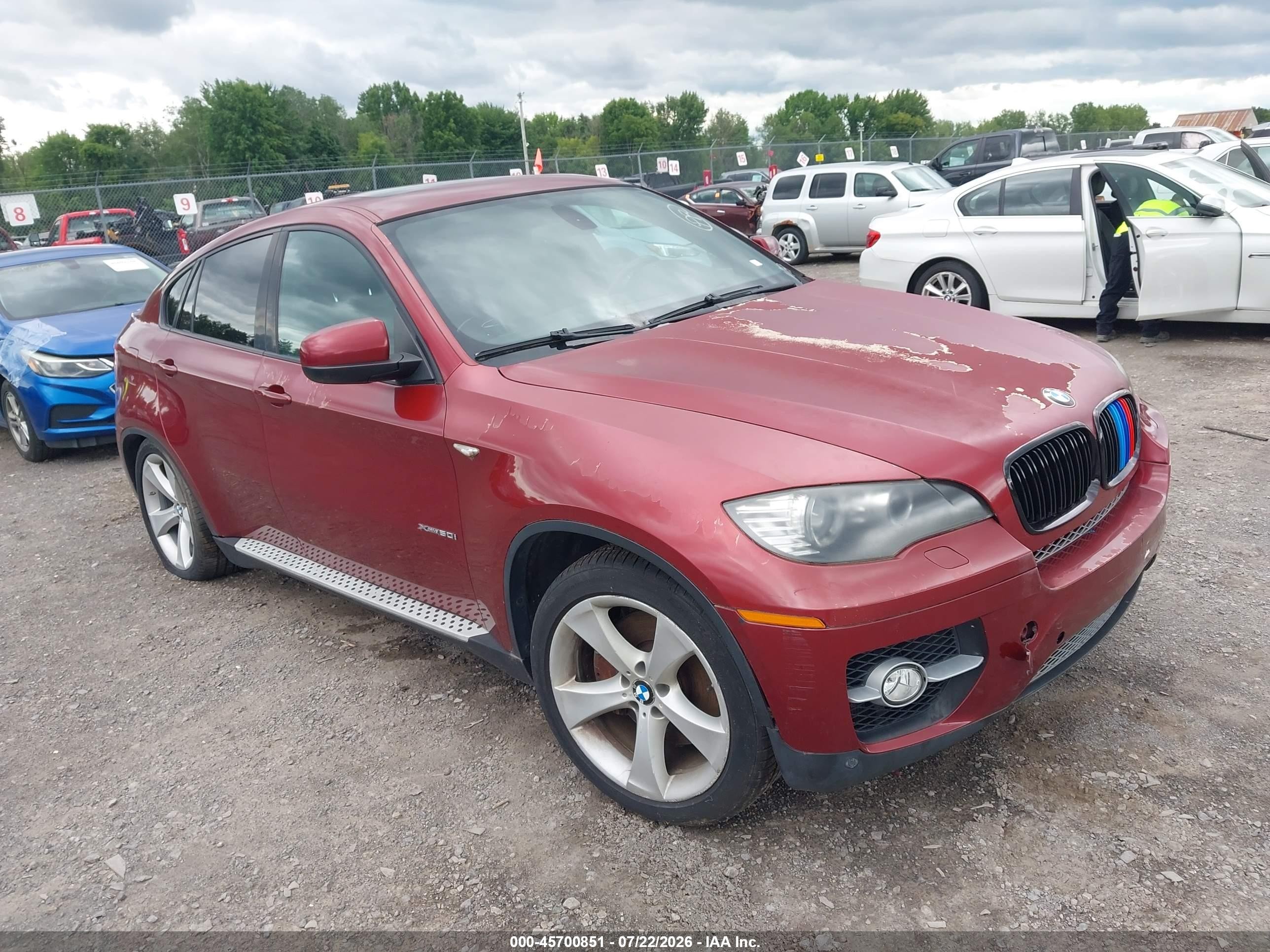 2009 BMW X6 xDrive50i, VIN 5UXFG83539LZ94178 — Обычный износ