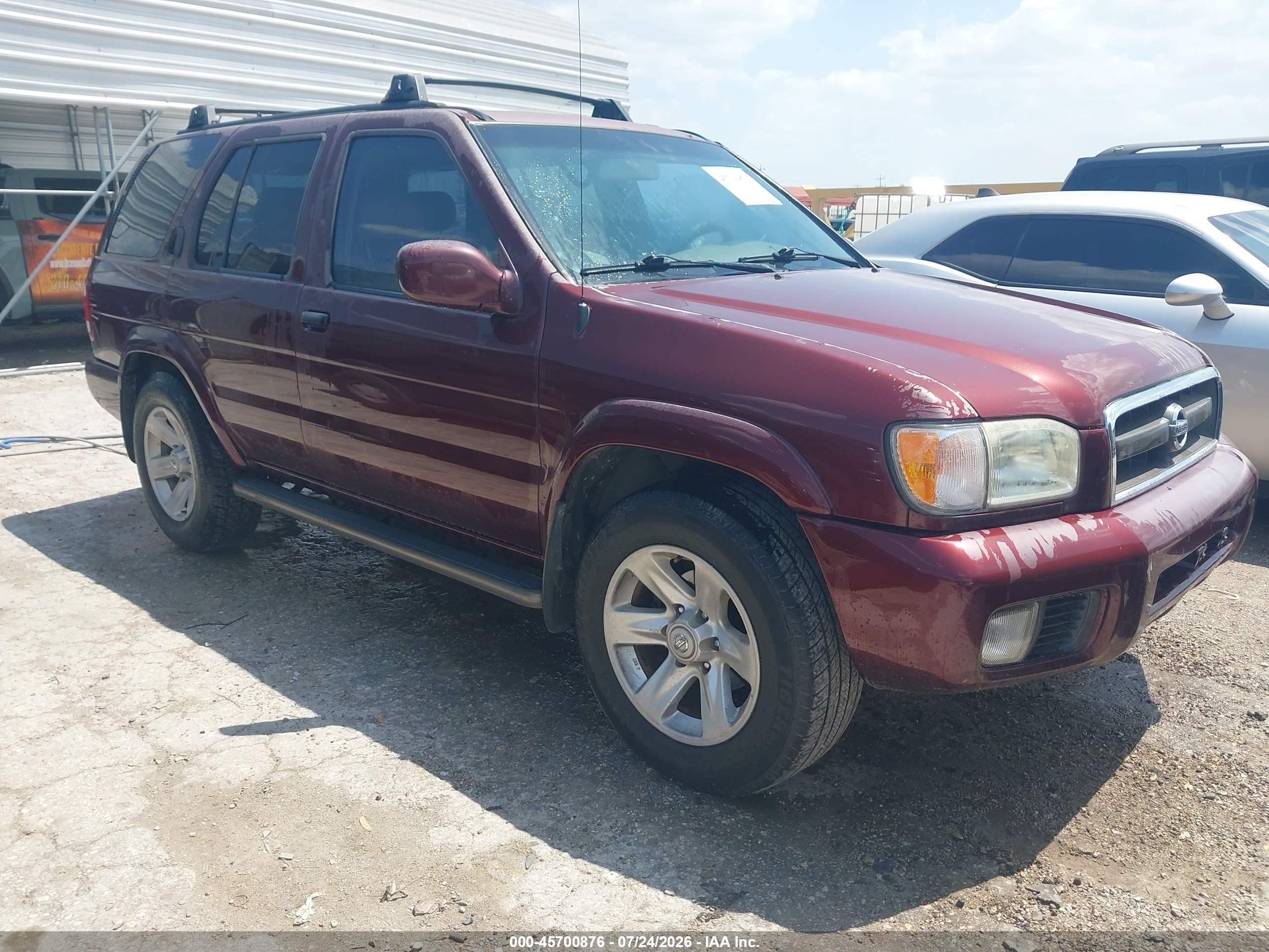 2002 Nissan Pathfinder LE, VIN JN8DR09X62W666727 — Обычный износ