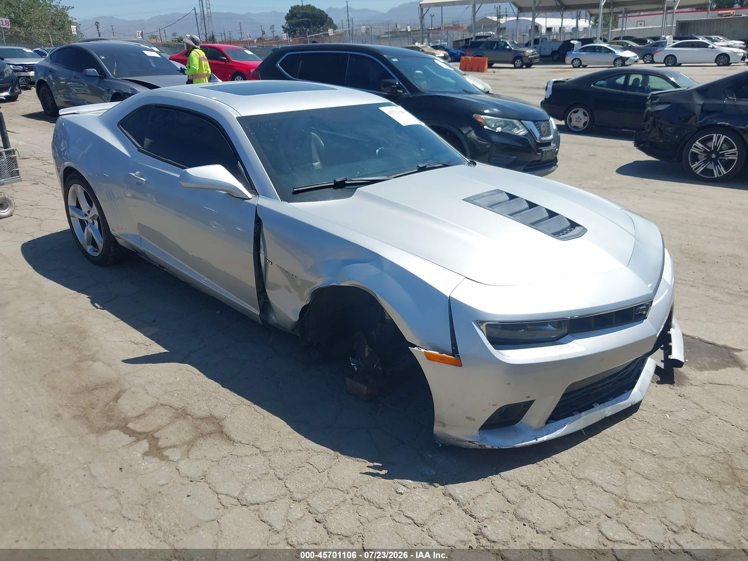 2015 Chevrolet Camaro SS, VIN 2G1FK1EJXF9291903 — Side