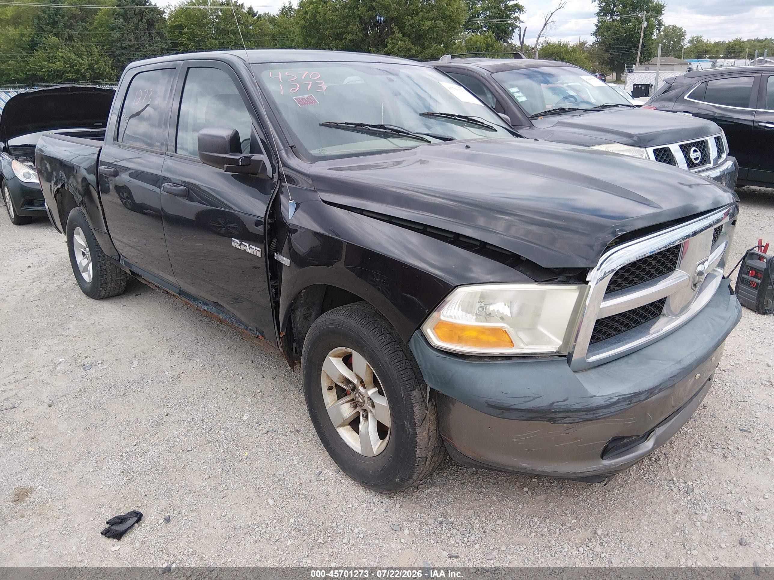 2010 Dodge 1500 SLT, VIN 1D7RB1CT5AS126850 — Normal wear