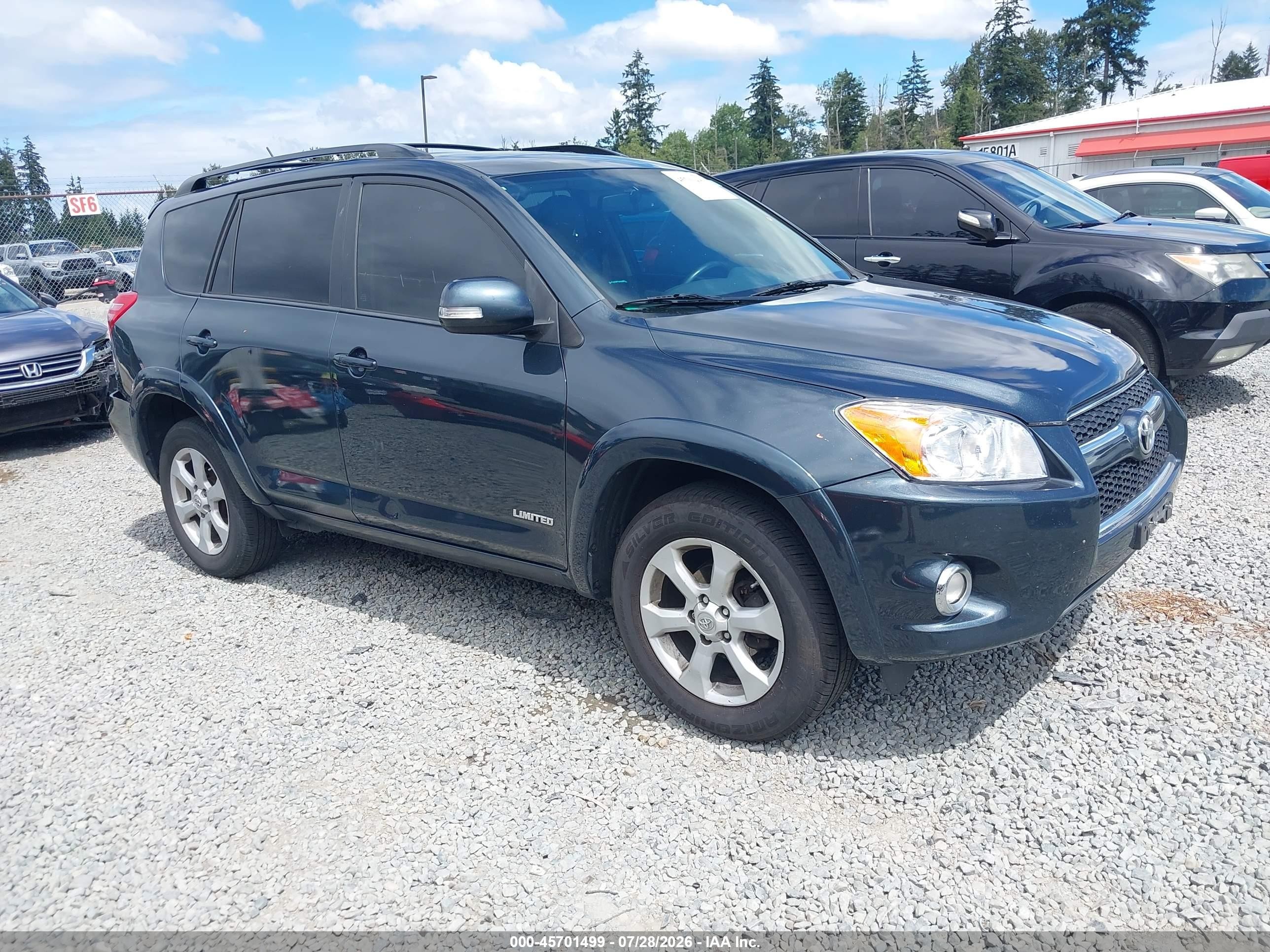2012 Toyota RAV4 Limited, VIN 2T3DF4DVXCW259866 — Зад