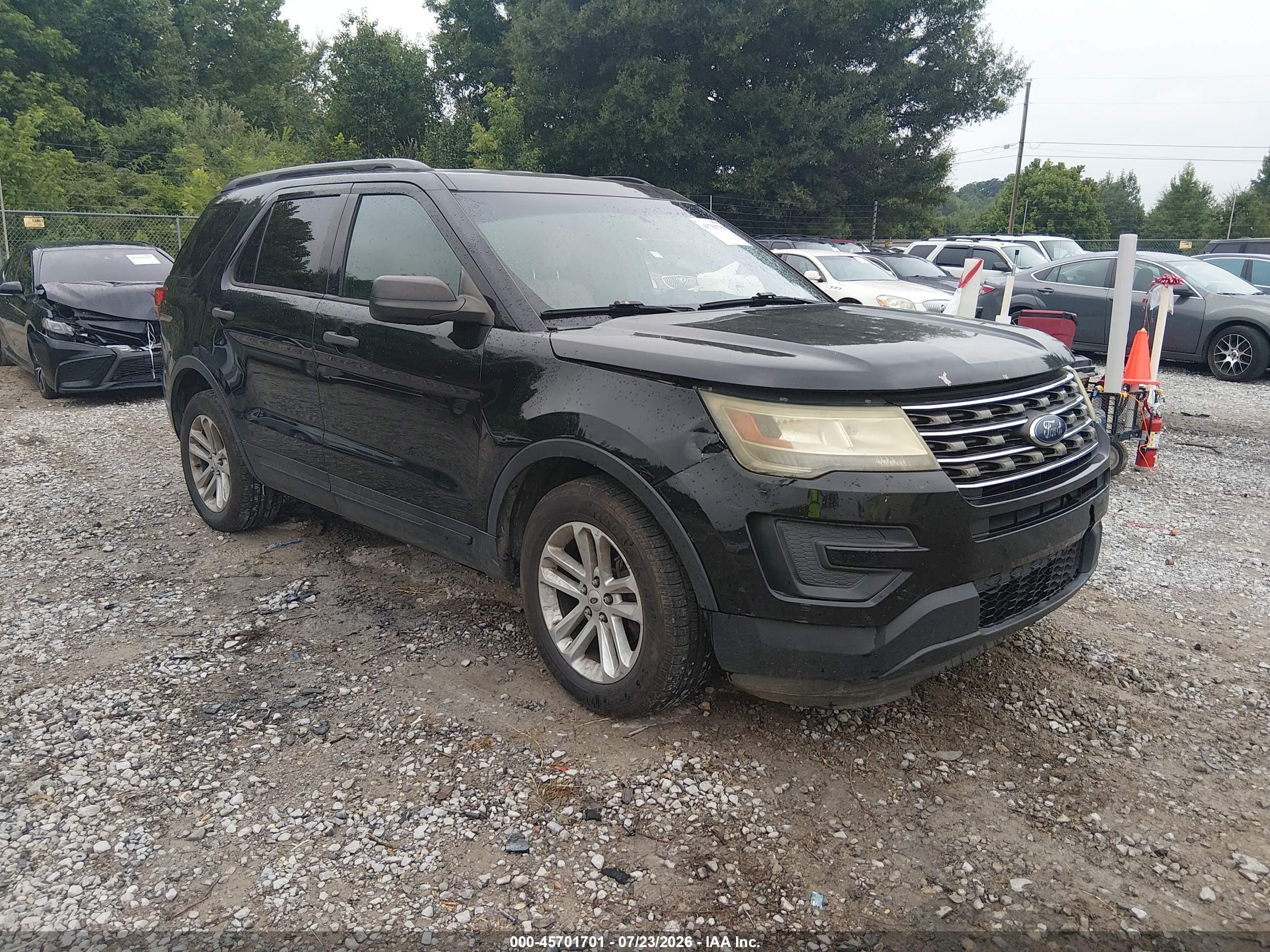 2016 Ford Explorer, VIN 1FM5K7B81GGD04284 — Зад
