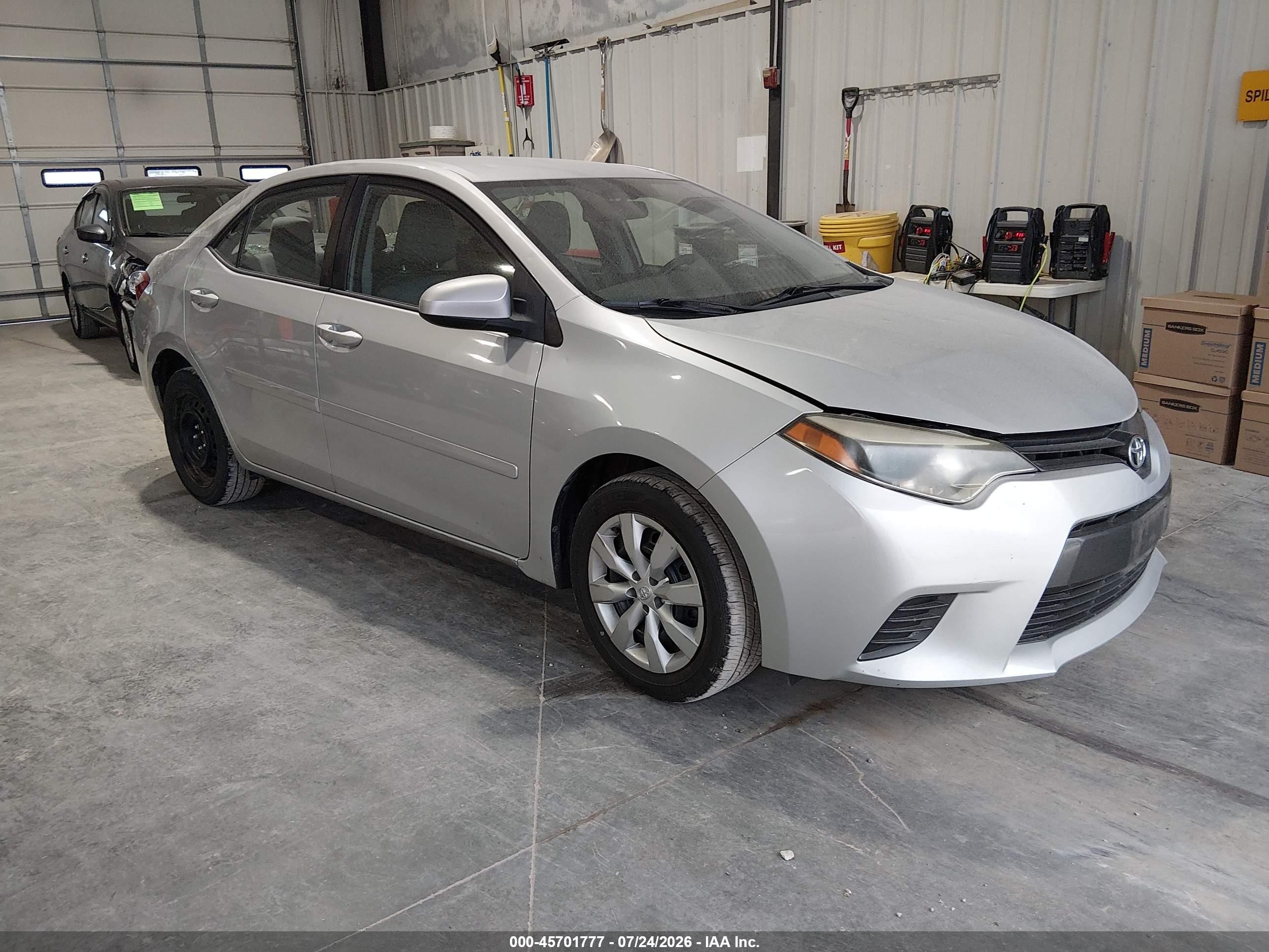 2015 Toyota Corolla LE Plus, VIN 5YFBURHE2FP327516 — Hail