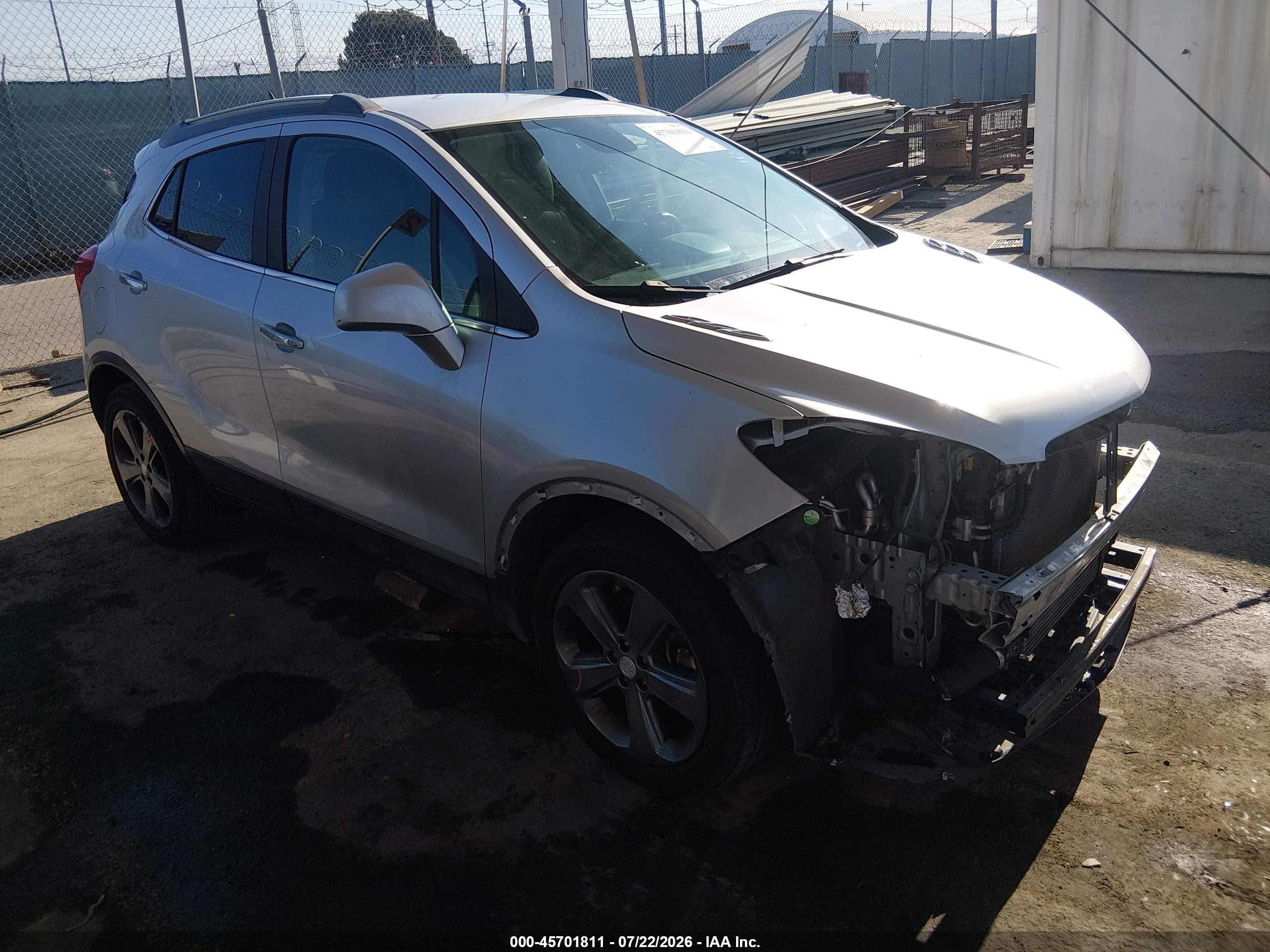 2013 Buick Encore, VIN KL4CJASB0DB083058 — Front end