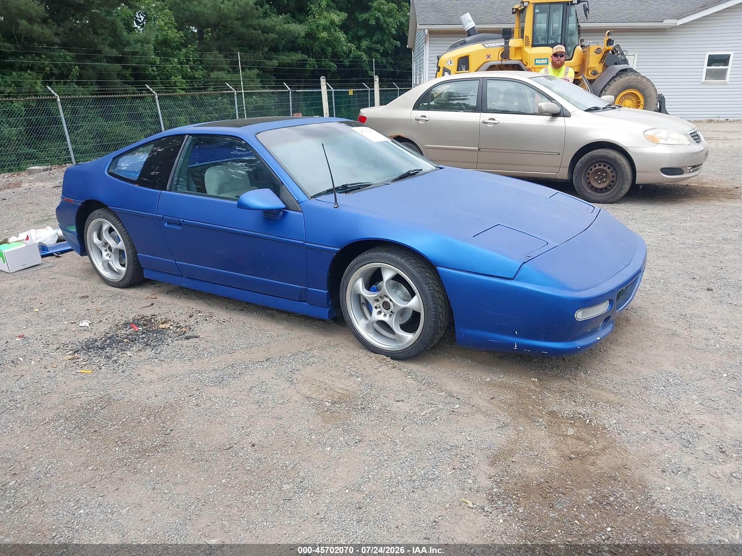 1986 Pontiac Fiero, VIN 1G2PG9791GP246032 — Normal wear