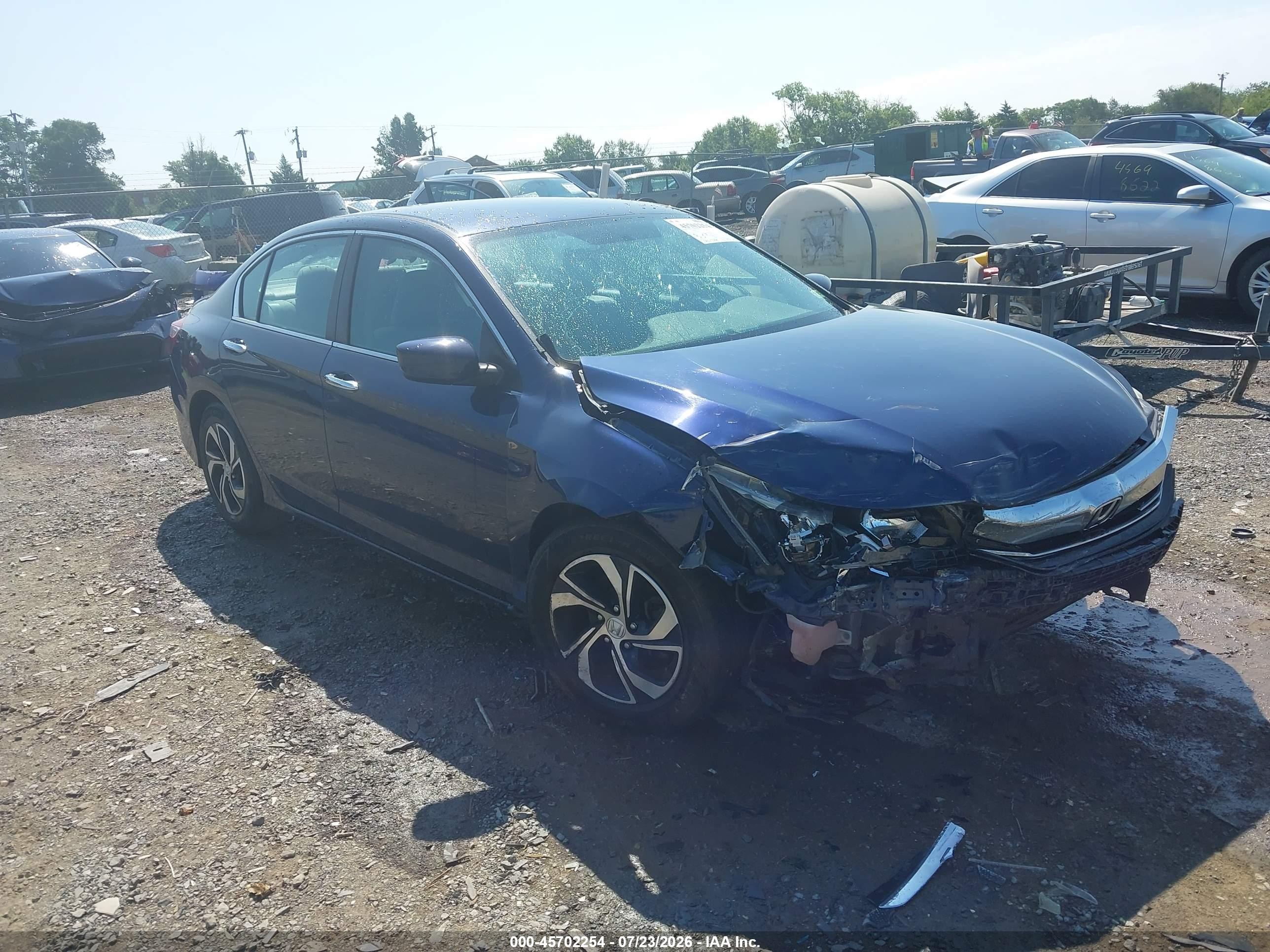 2017 Honda Accord LX, VIN 1HGCR2F31HA178006 — Front end