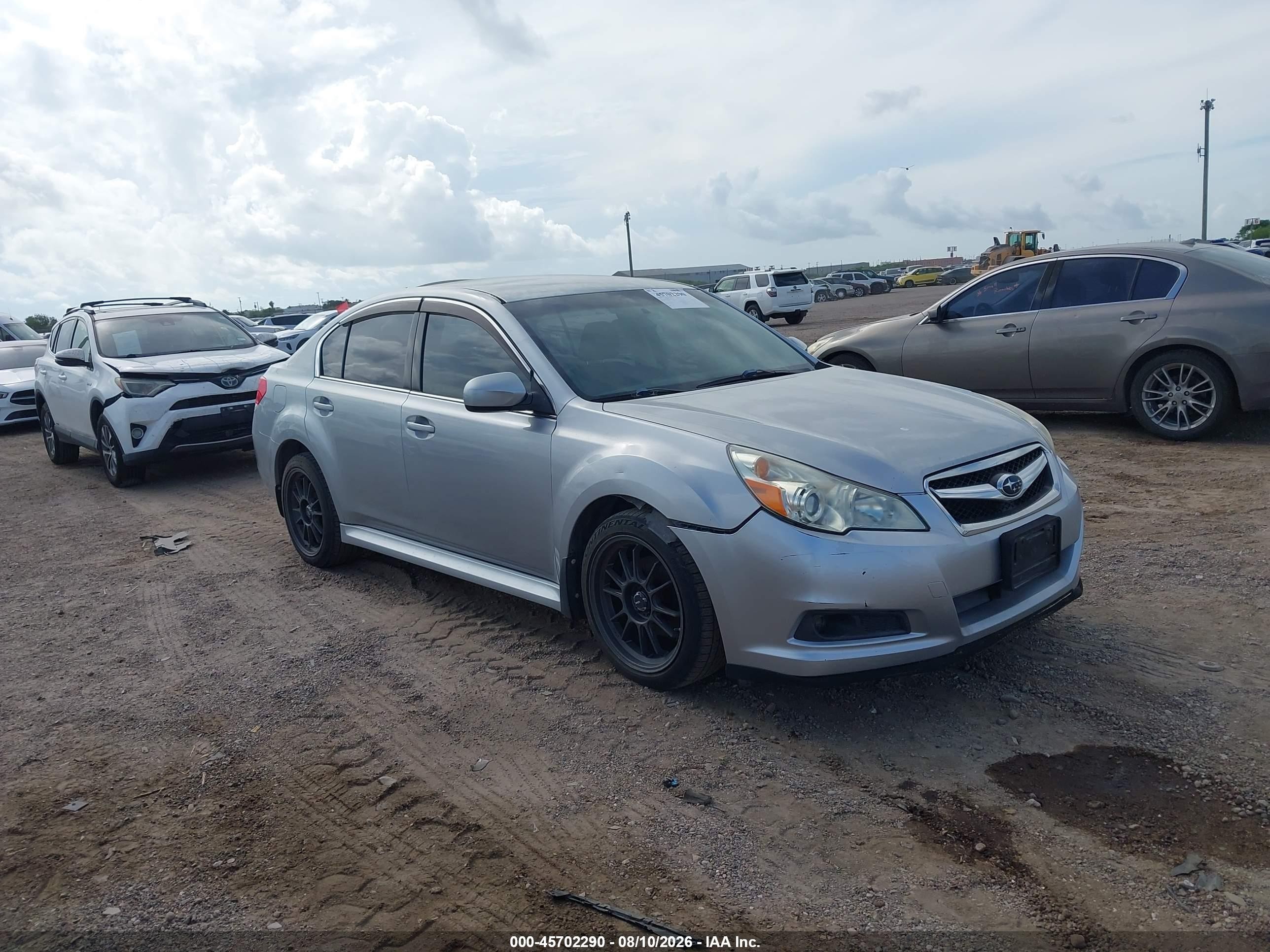 2012 Subaru Legacy 2.5i, VIN 4S3BMAA61C1034694 — Обычный износ