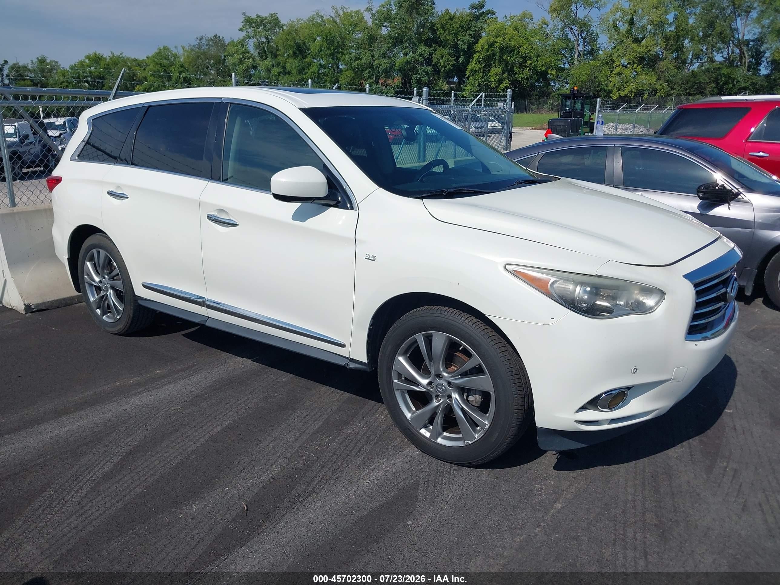 2014 Infiniti QX60, VIN 5N1AL0MM0EC500783 — Normal wear