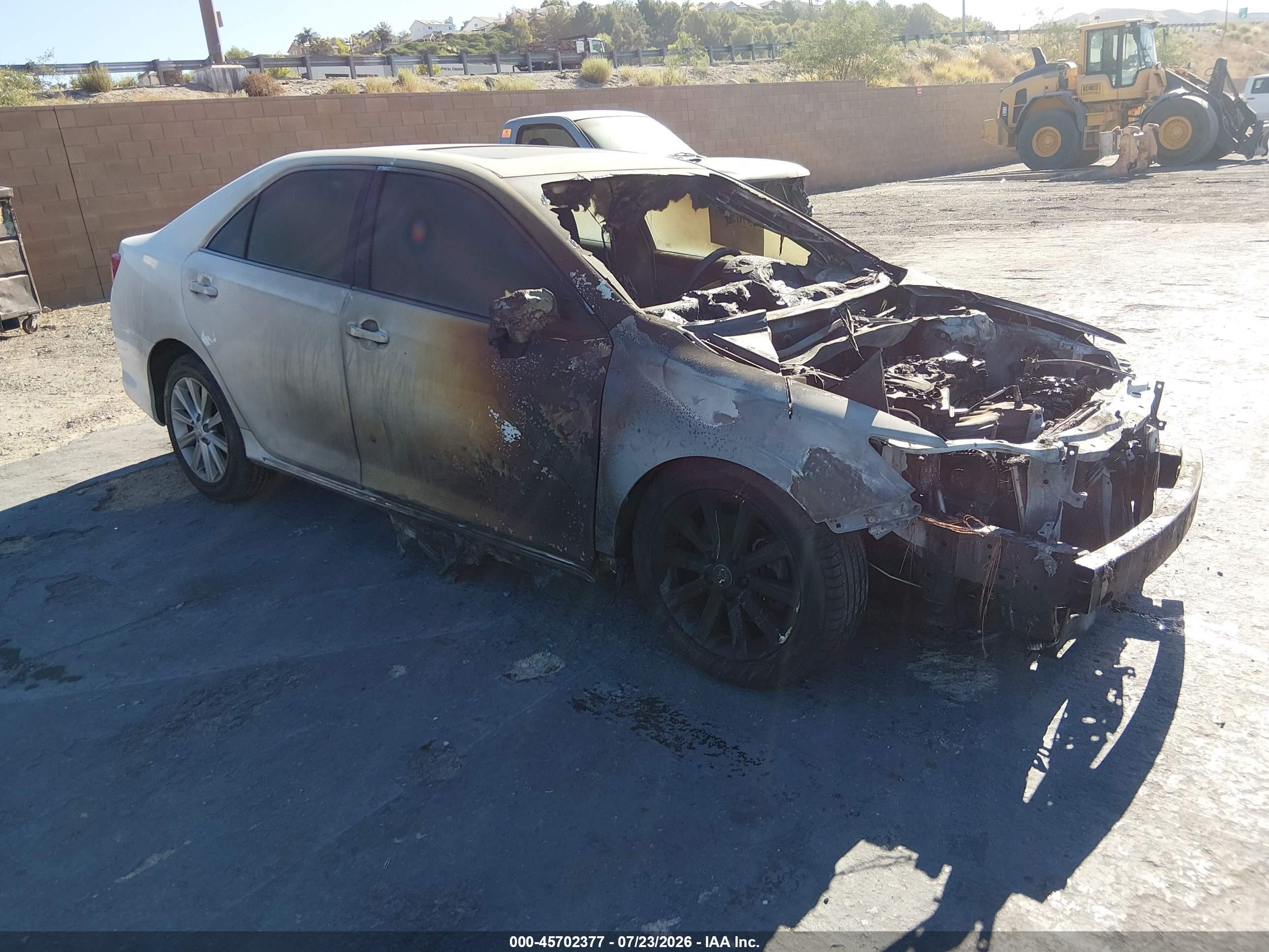 2012 Toyota Camry SE, VIN 4T1BF1FK3CU504072 — Engine fire