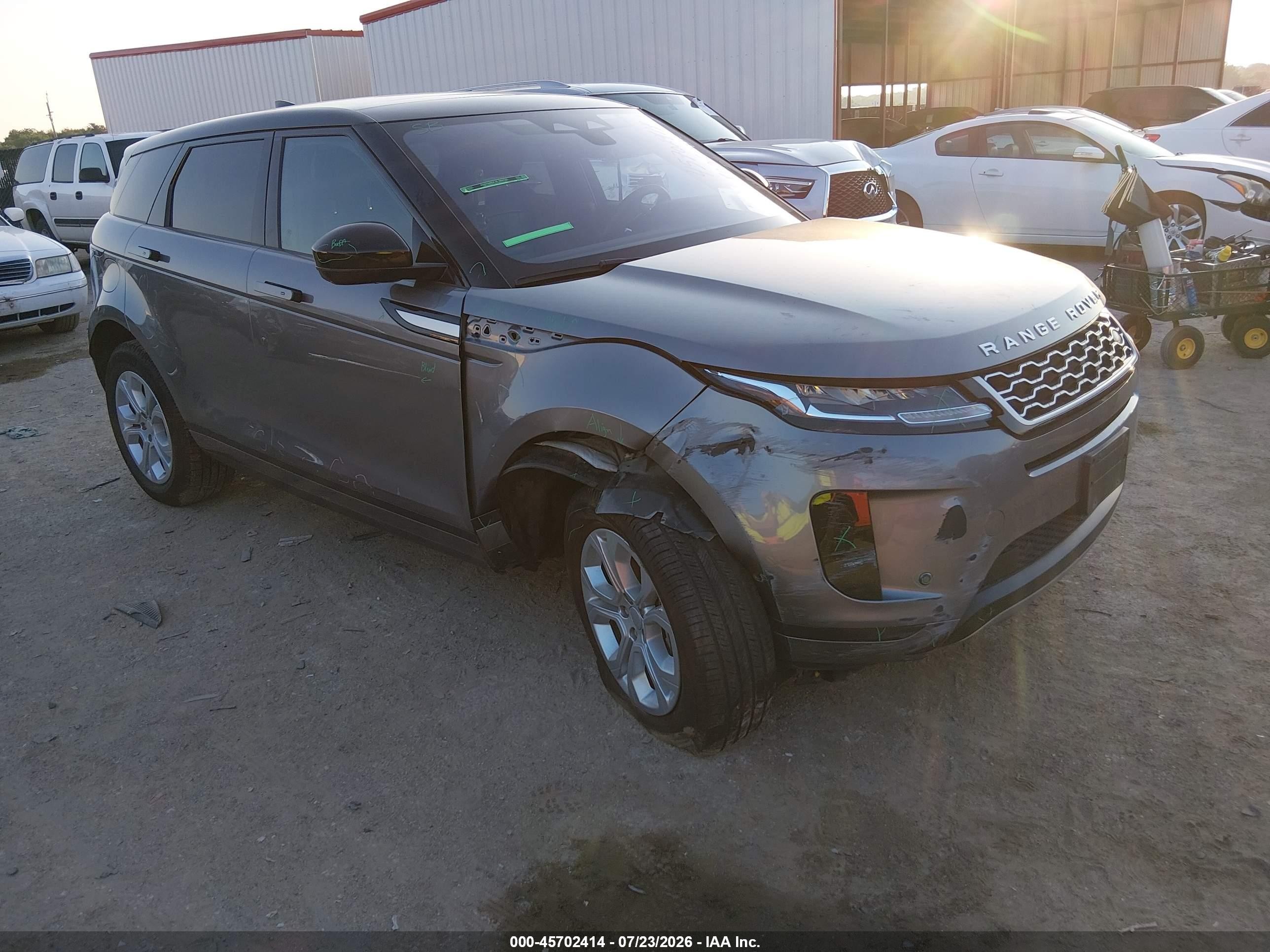 2021 Land Rover Range Rover Evoque S, VIN SALZJ2FXXMH136415 — Front end