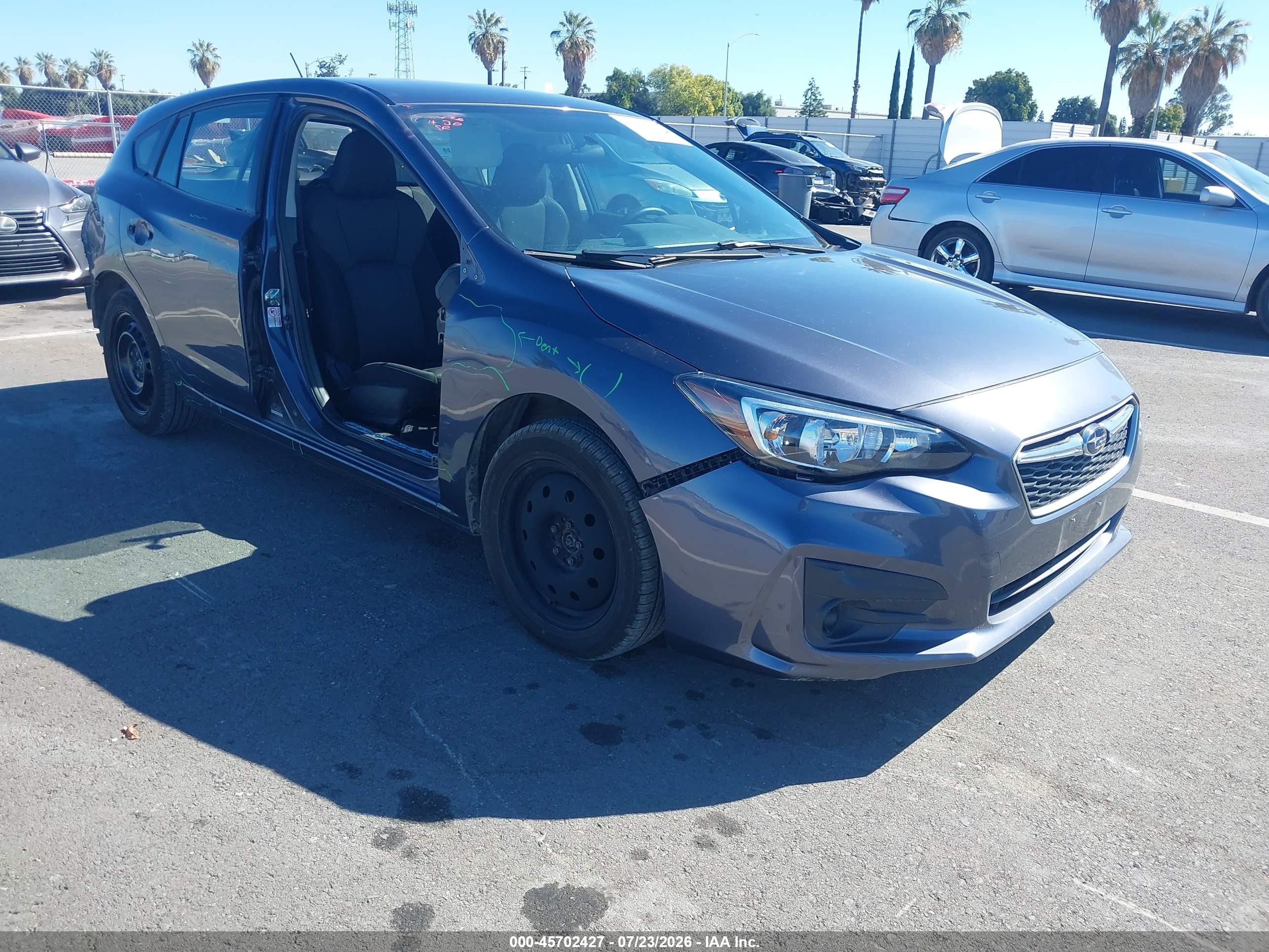 2017 Subaru Impreza, VIN 4S3GTAA6XH3726747 — Side