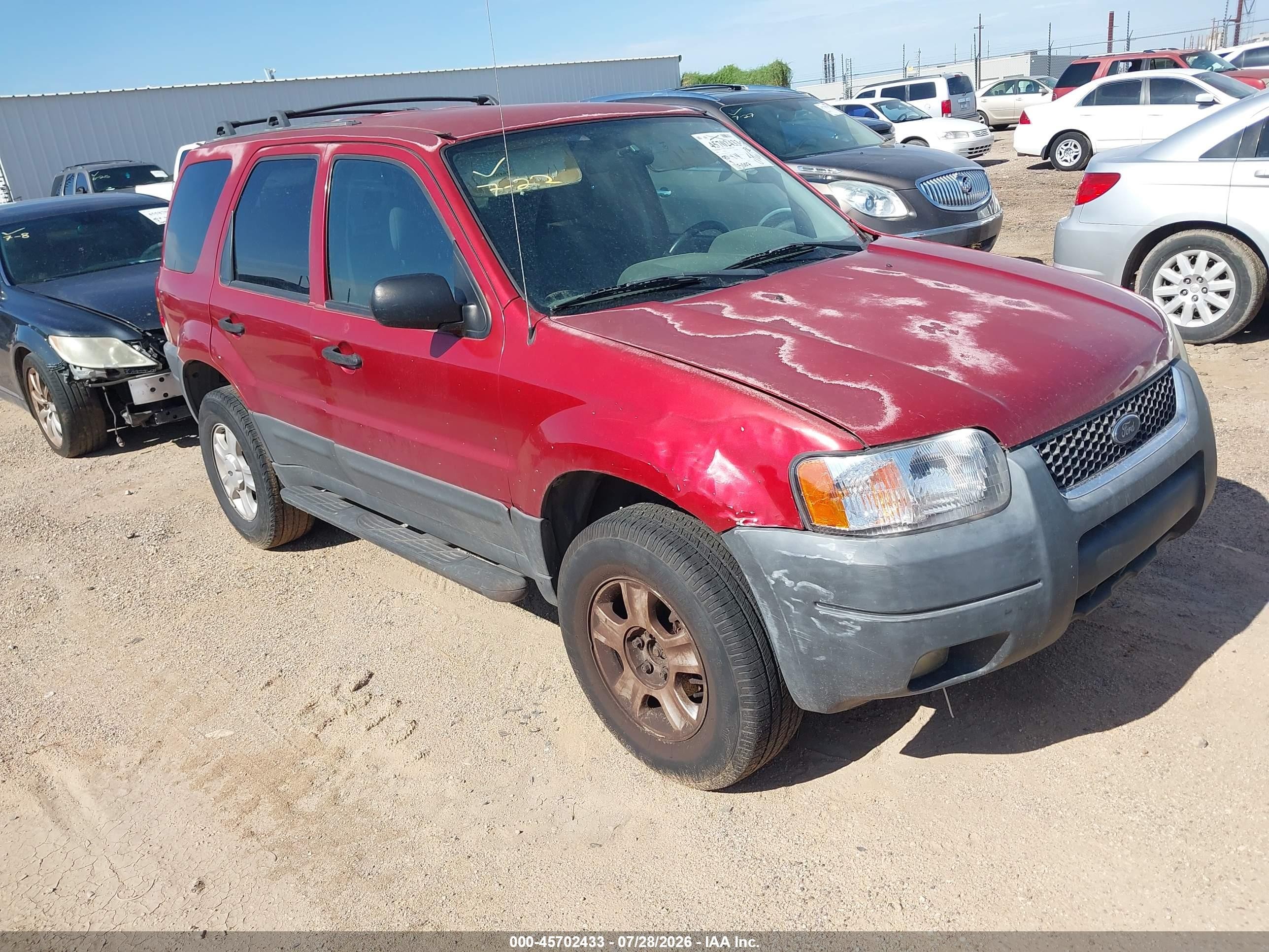 2004 Ford Escape XLT, VIN 1FMYU03184KA41400 — Обычный износ