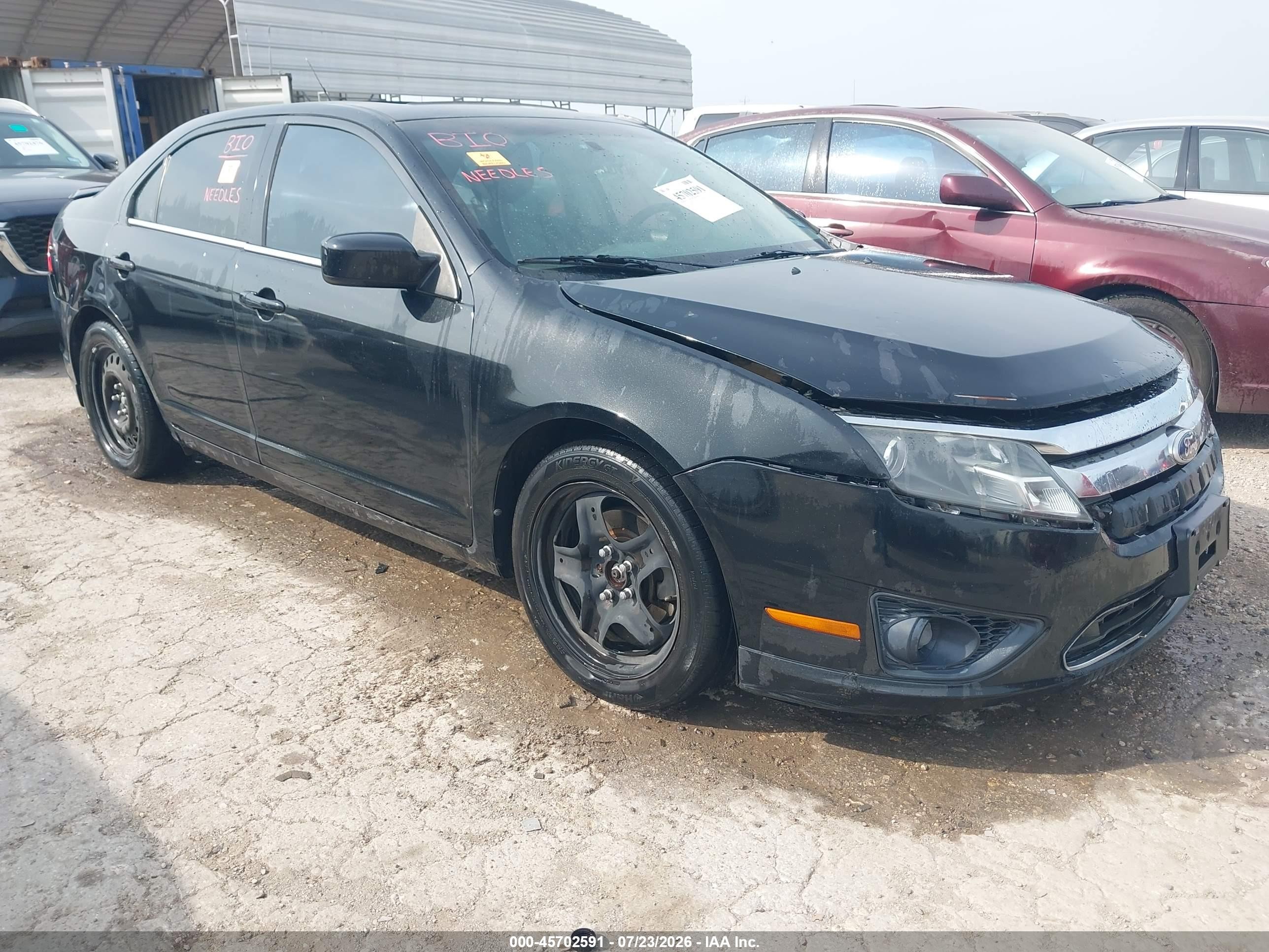 2010 Ford Fusion SE, VIN 3FAHP0HA0AR160477 — Normal wear