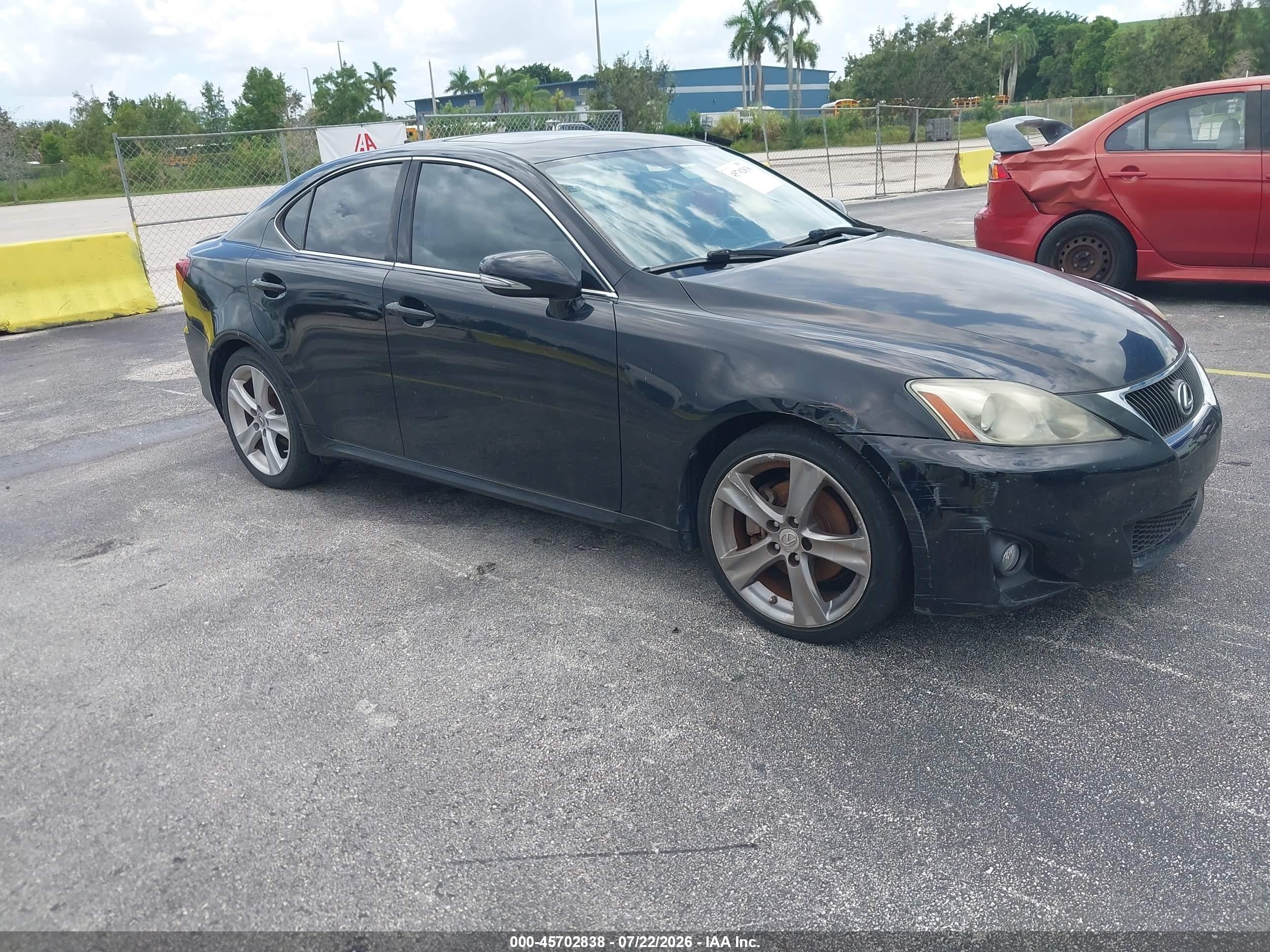 2012 Lexus IS 250, VIN JTHBF5C29C5177766 — Normal wear