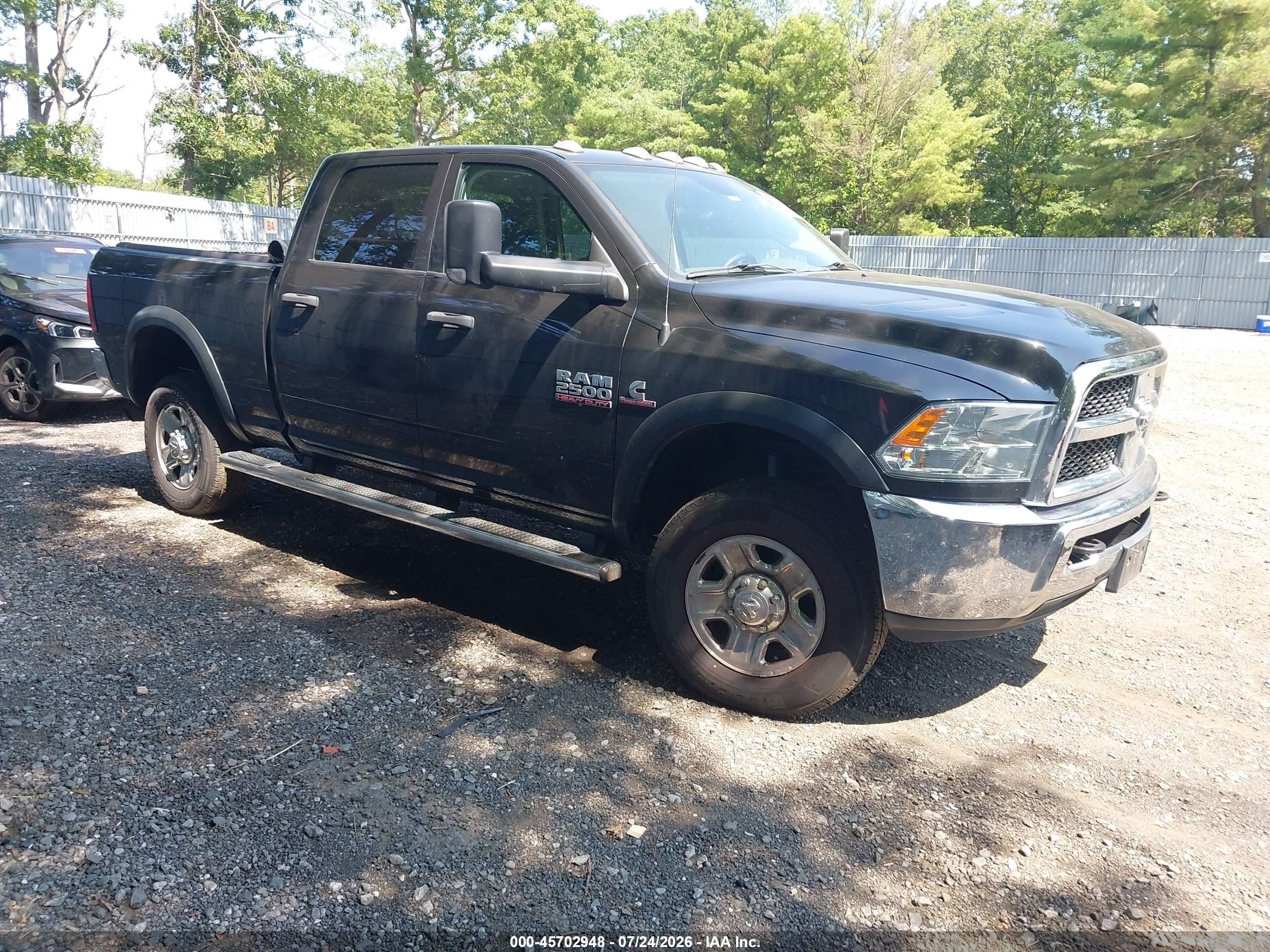 2018 Ram 2500 Tradesman, VIN 3C6UR5CL2JG358070 — Вандализм