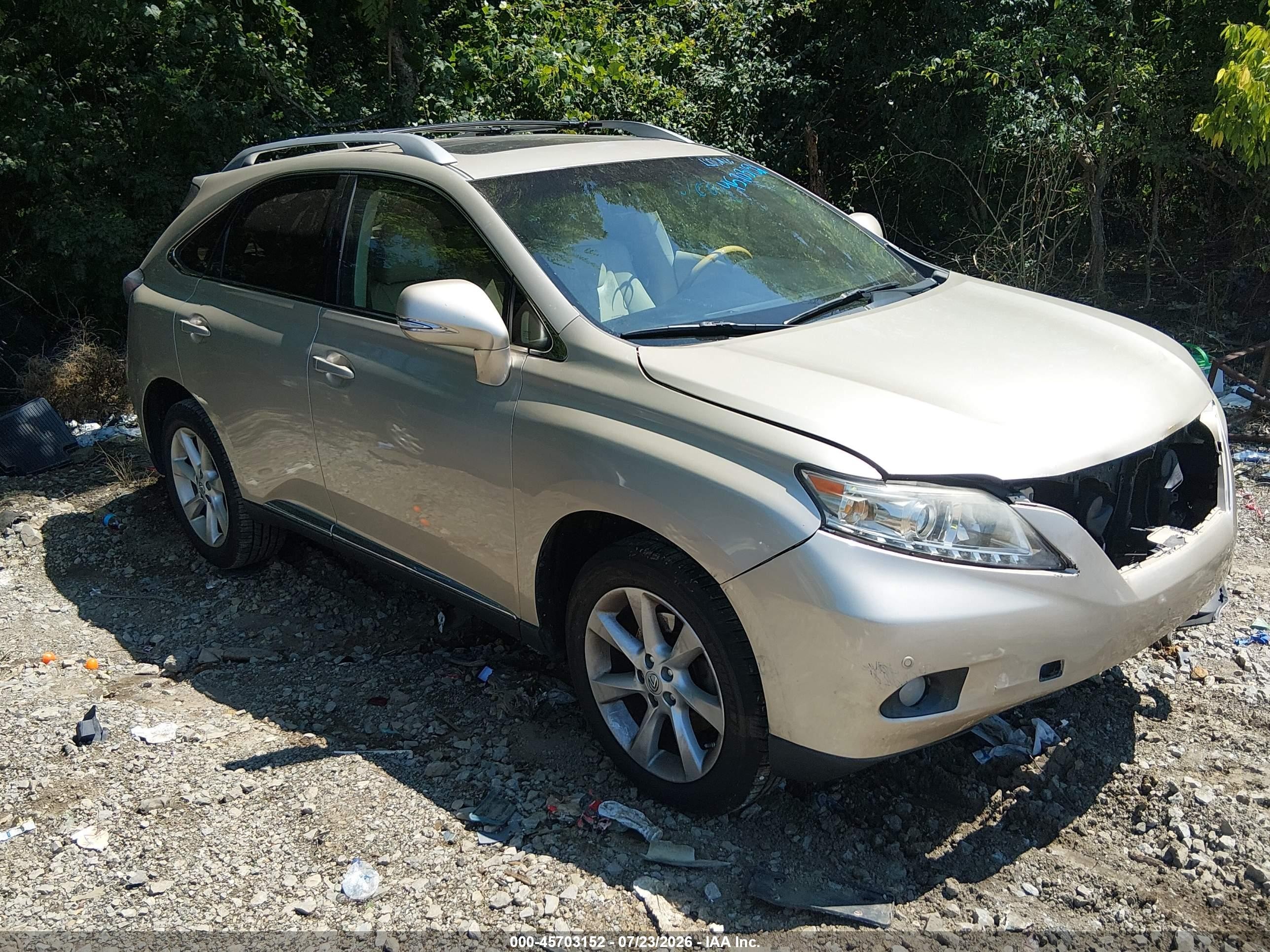 2011 Lexus RX 350, VIN 2T2ZK1BA7BC060469 — Front end