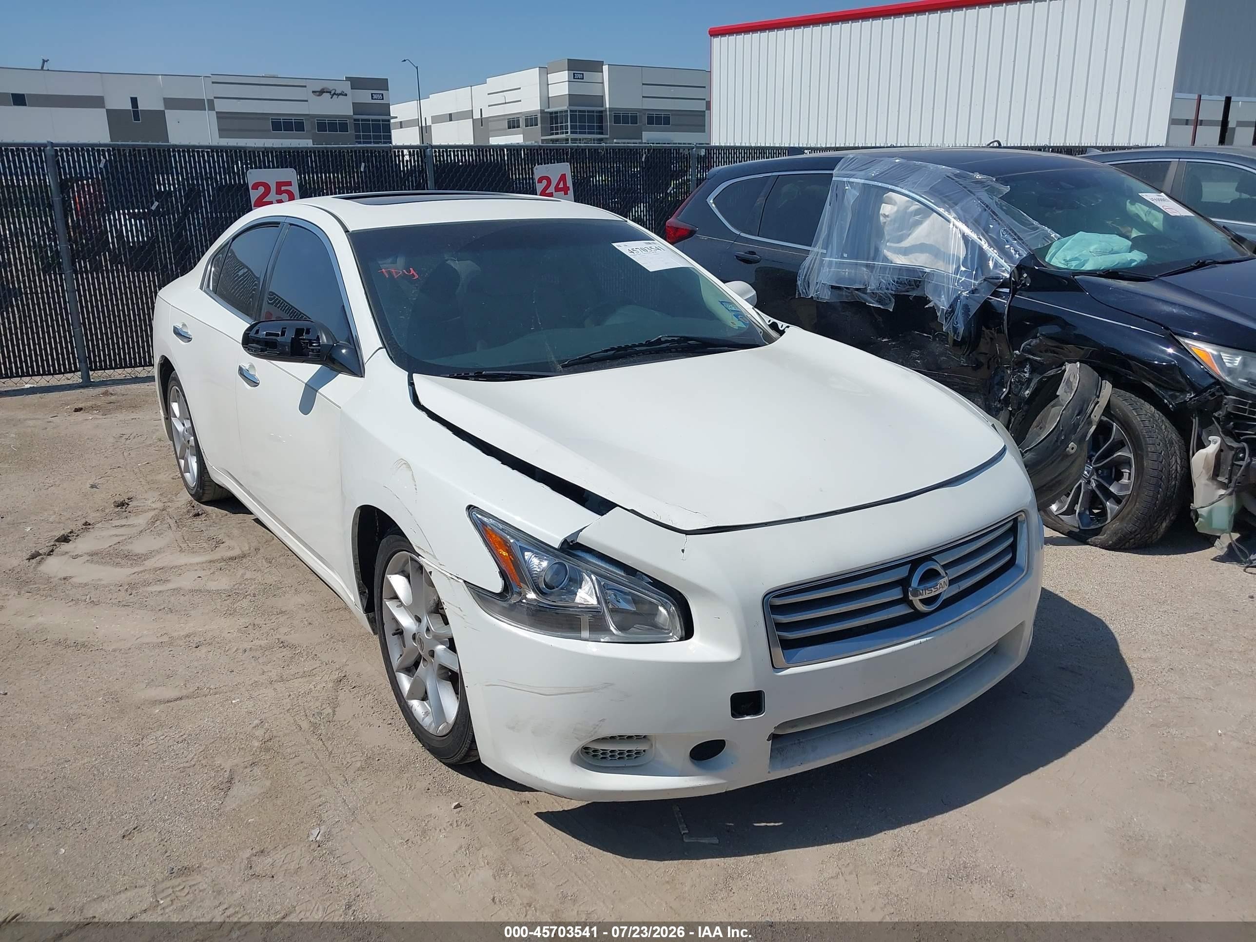 2012 Nissan Maxima SV, VIN 1N4AA5AP3CC862518 — Обычный износ