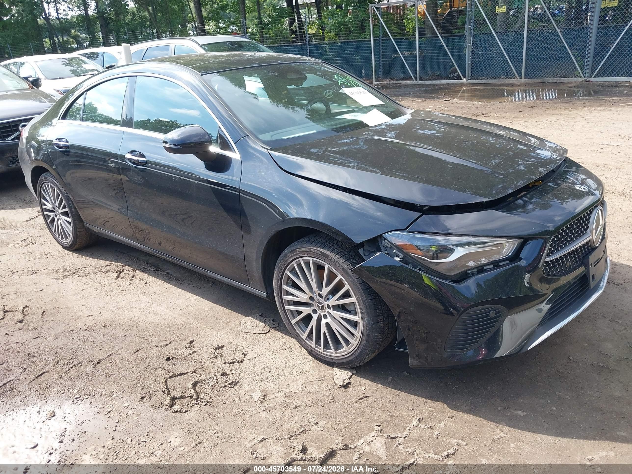 2025 Mercedes-Benz CLA 250, VIN W1K5J4GB0SN521796 — Front end