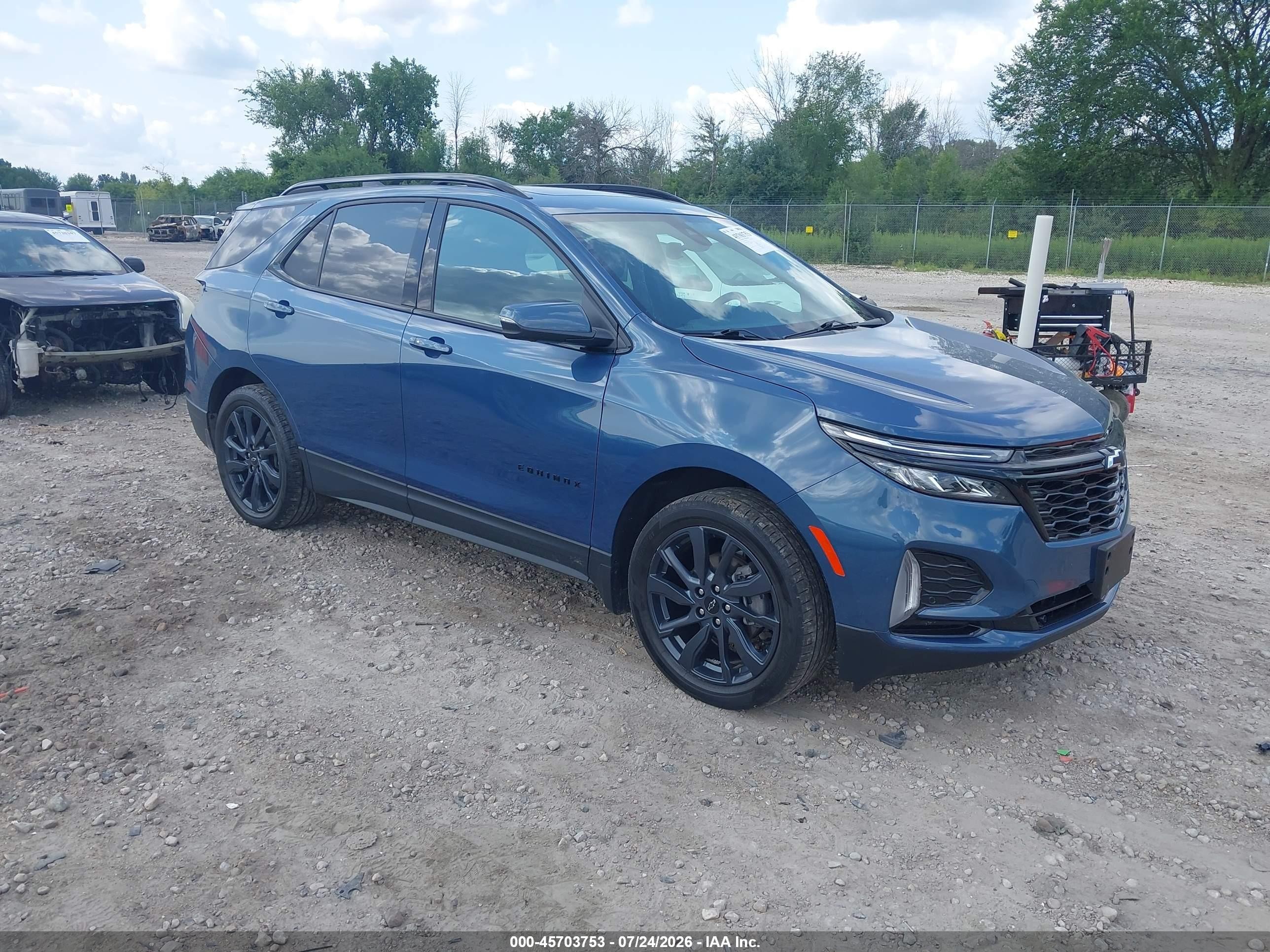 2024 Chevrolet Equinox RS, VIN 3GNAXWEG8RL152253 — Rear end