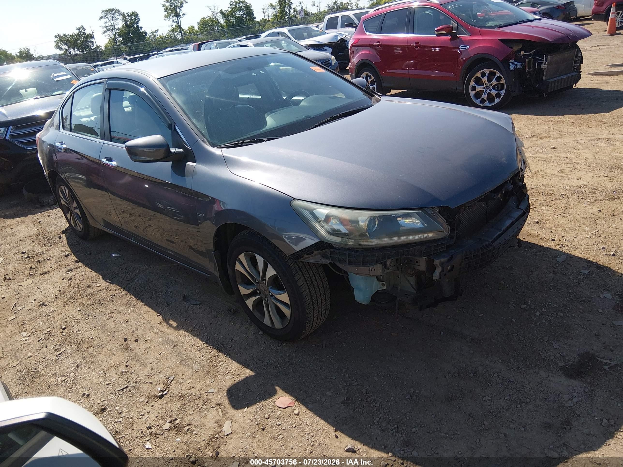 2014 Honda Accord LX, VIN 1HGCR2F39EA145640 — Front end