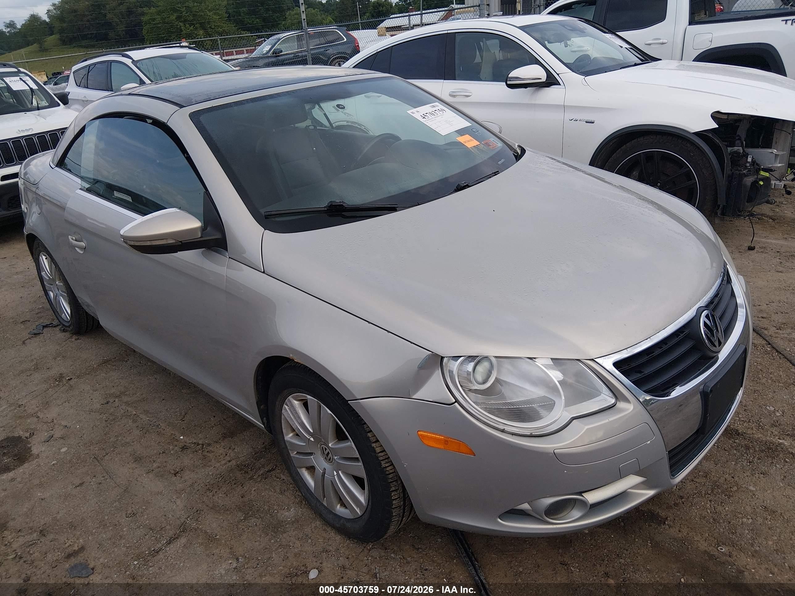 2009 Volkswagen Eos Komfort, VIN WVWBA71F89V019266 — Normal wear