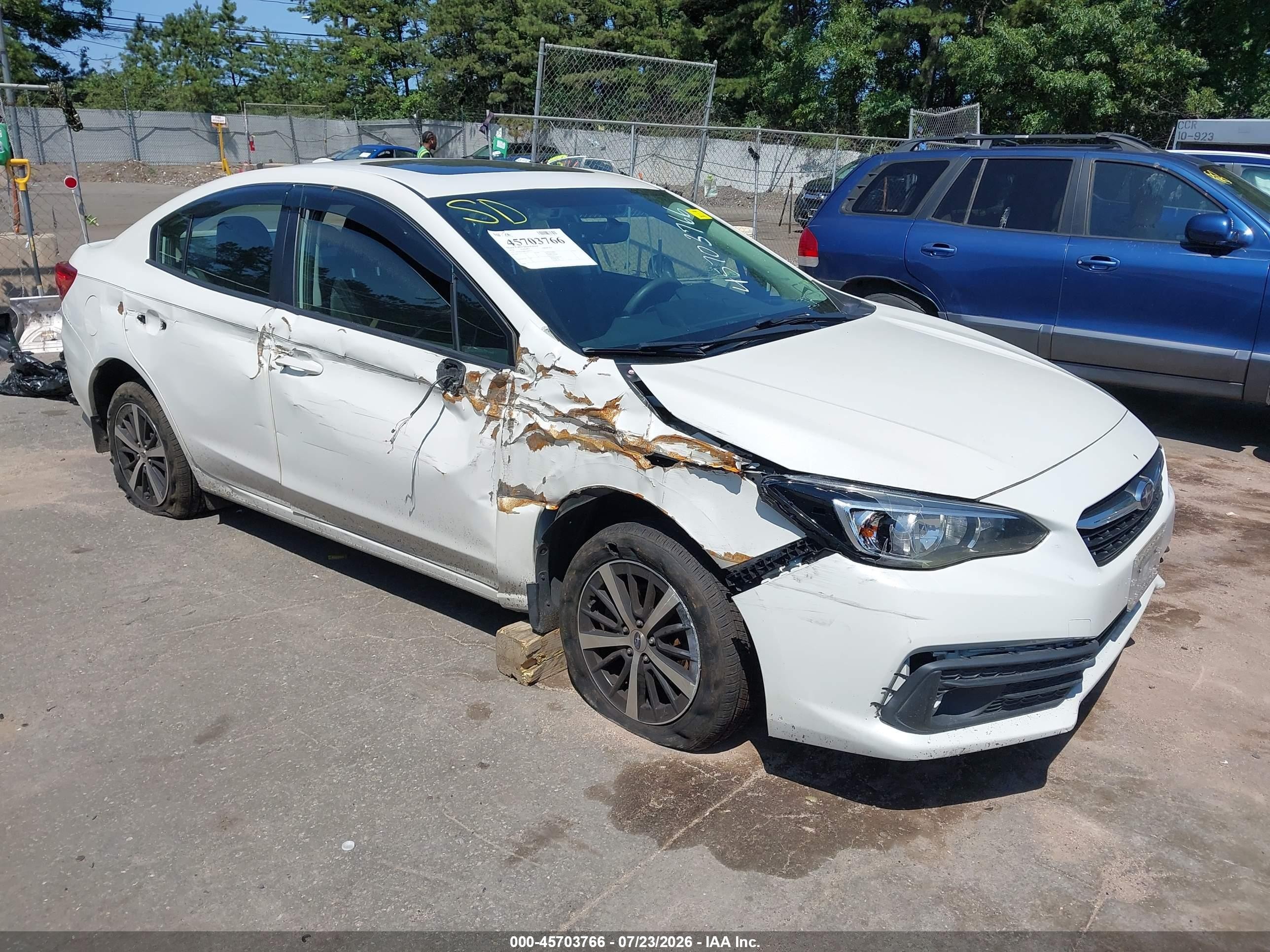 2020 Subaru Impreza Premium, VIN 4S3GKAD66L3606192 — Side