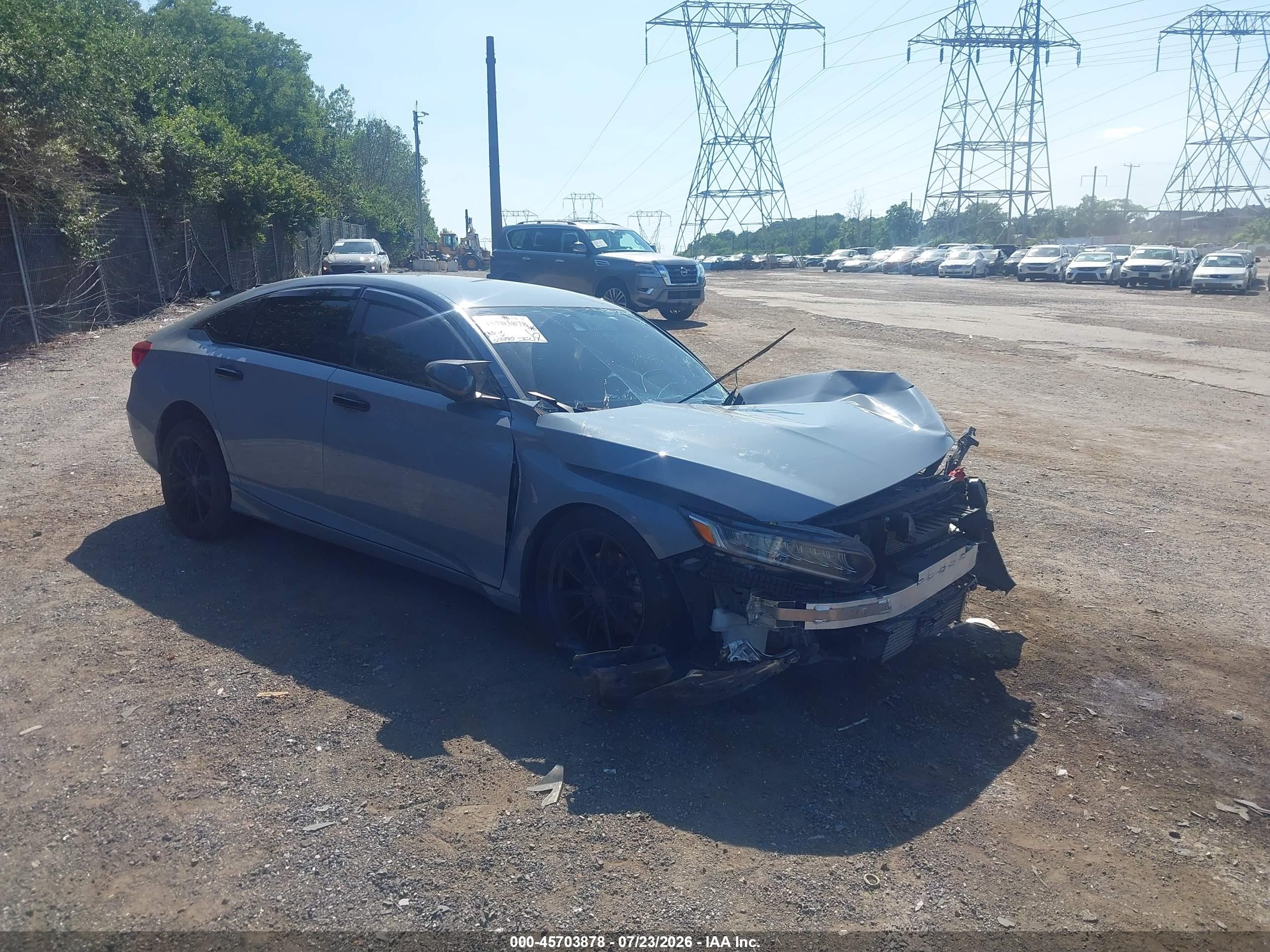 2022 Honda Accord Sport, VIN 1HGCV1F31NA036952 — Front end
