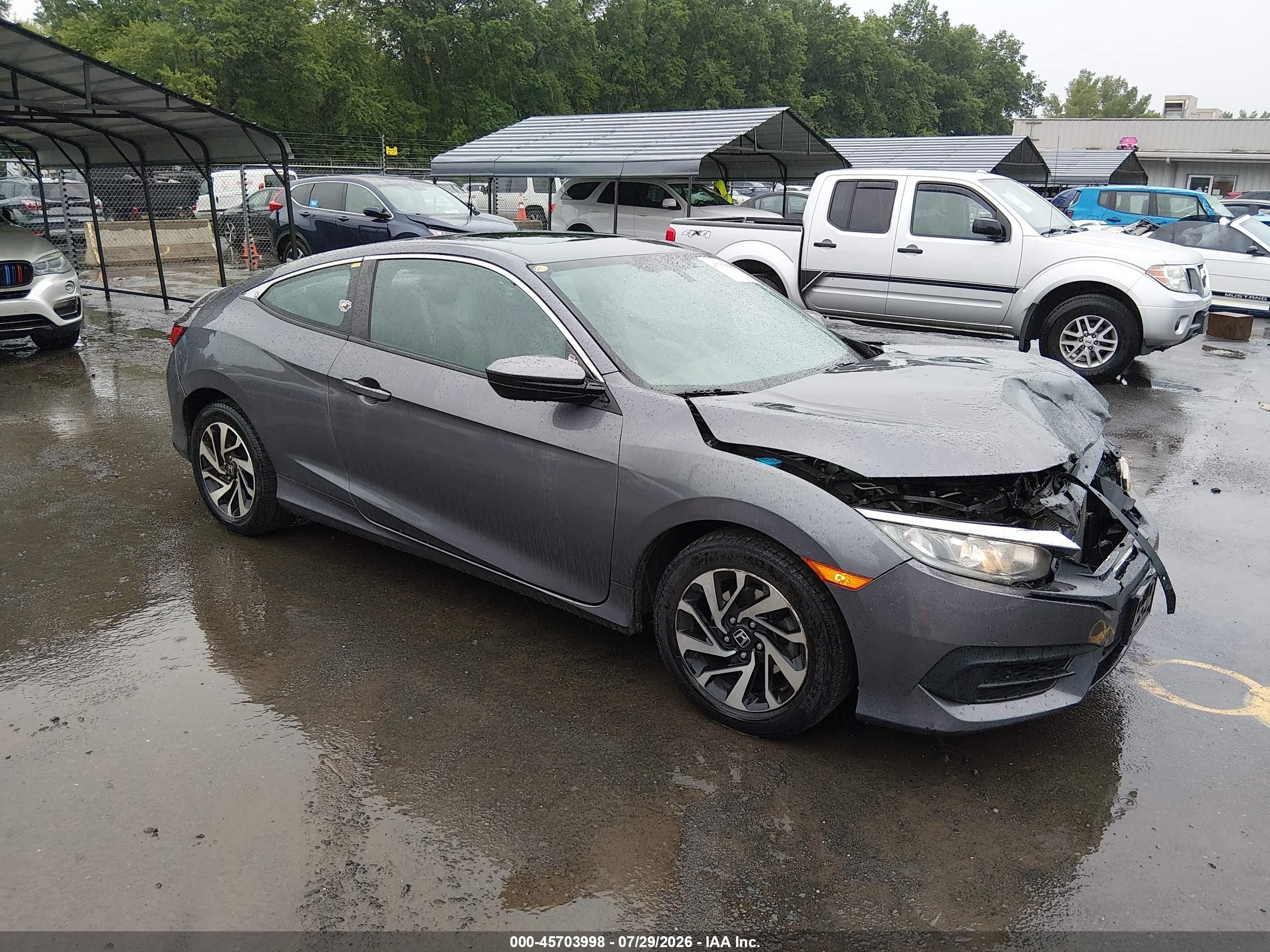 2018 Honda Civic LX-P, VIN 2HGFC4B08JH306531 — Front end