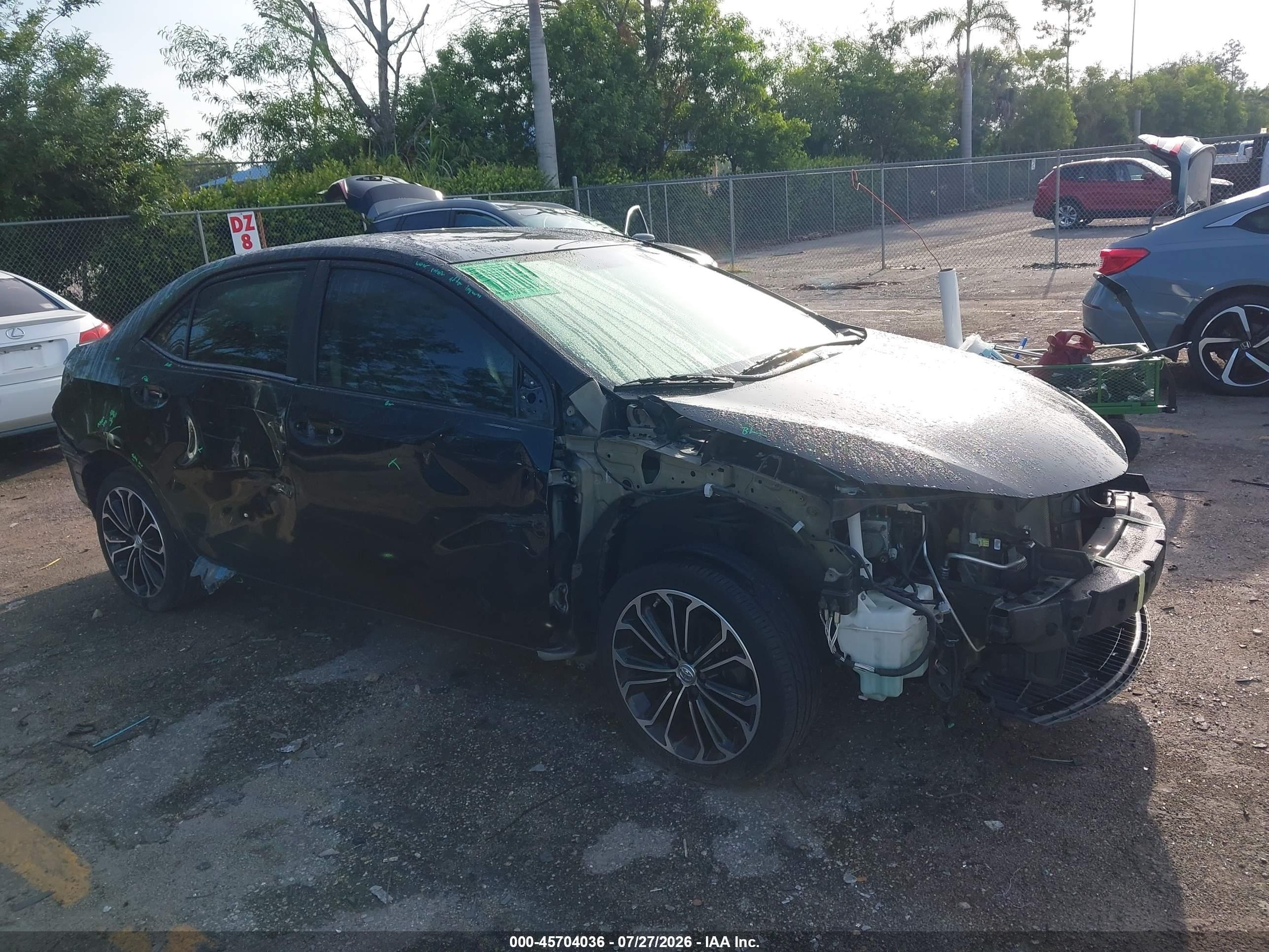 2015 Toyota Corolla S, VIN 2T1BURHE5FC285164 — All over