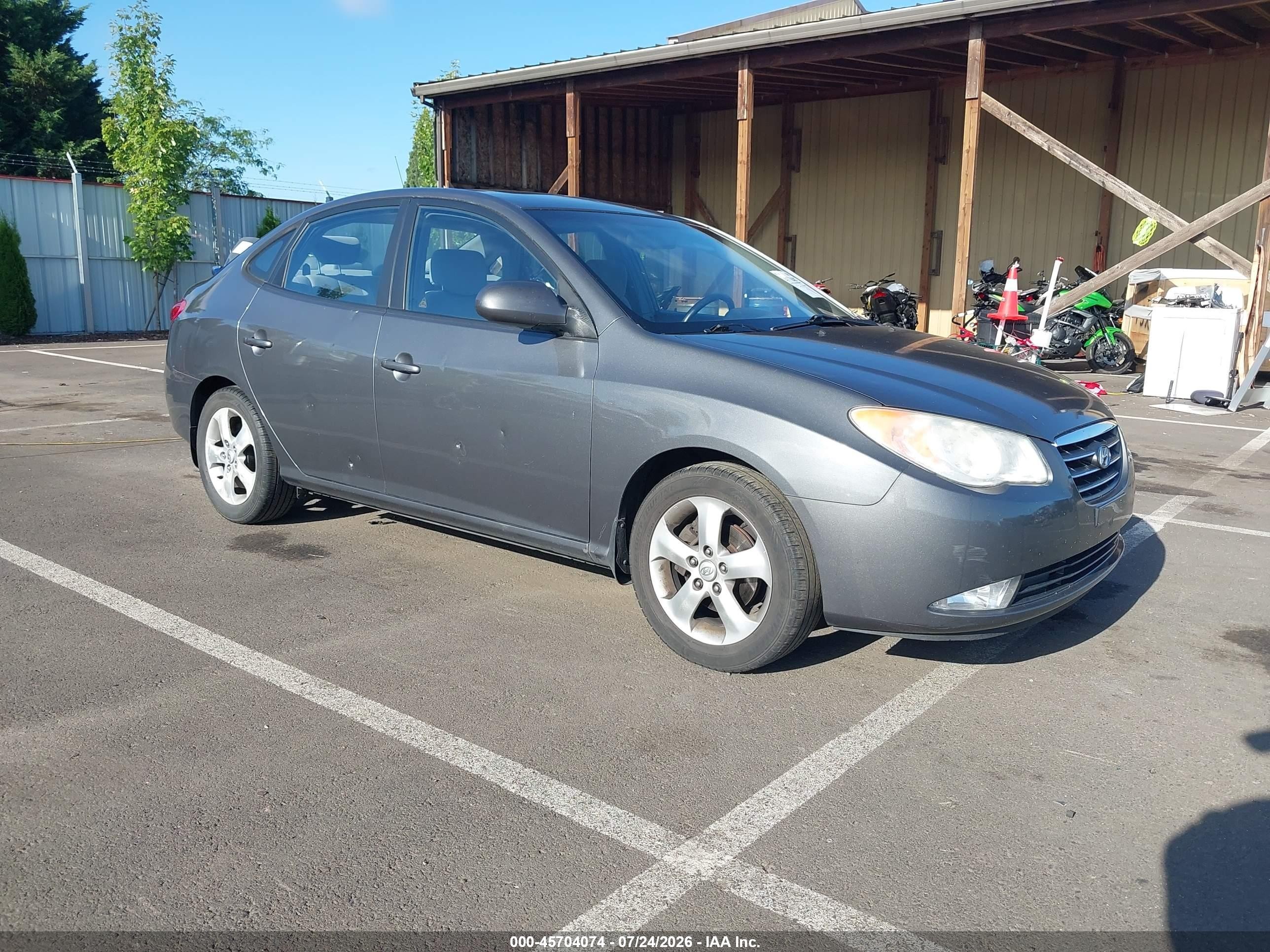 2007 Hyundai Elantra GLS, VIN KMHDU46D17U034017 — Normal wear