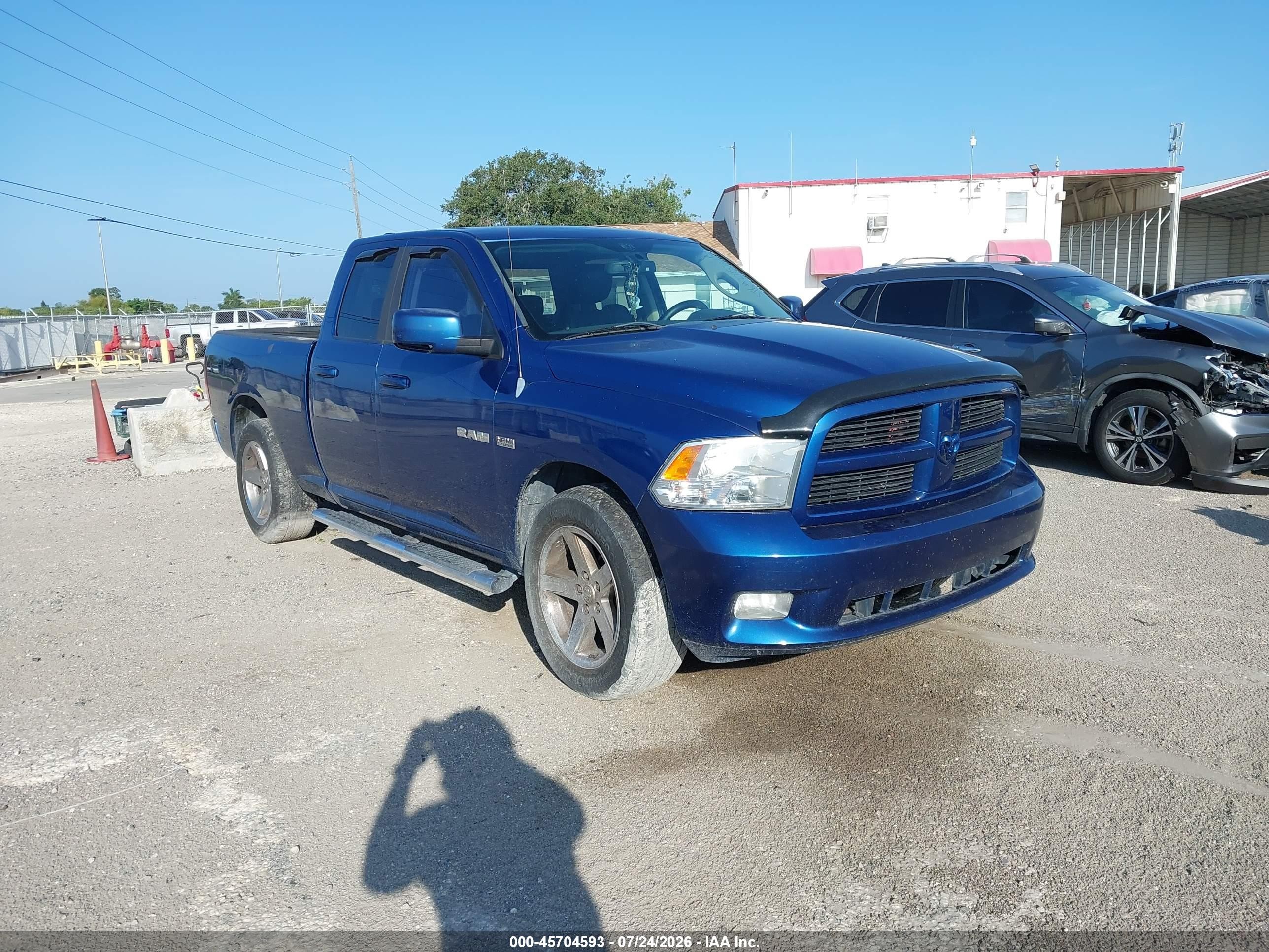 2010 Dodge 1500 SLT, VIN 1D7RB1GT6AS181205 — Обычный износ