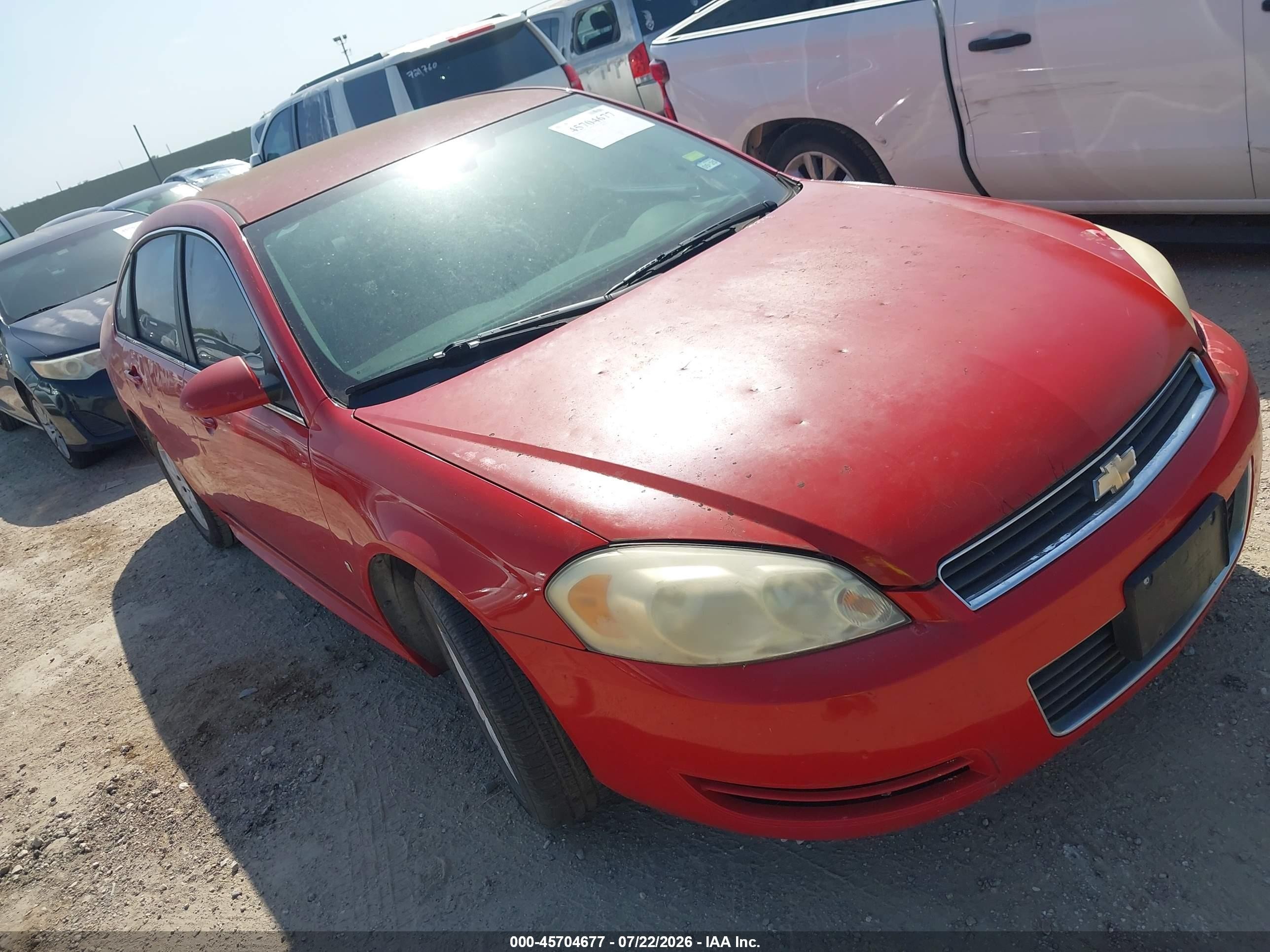 2010 Chevrolet Impala LS, VIN 2G1WA5EK5A1121605 — Normal wear