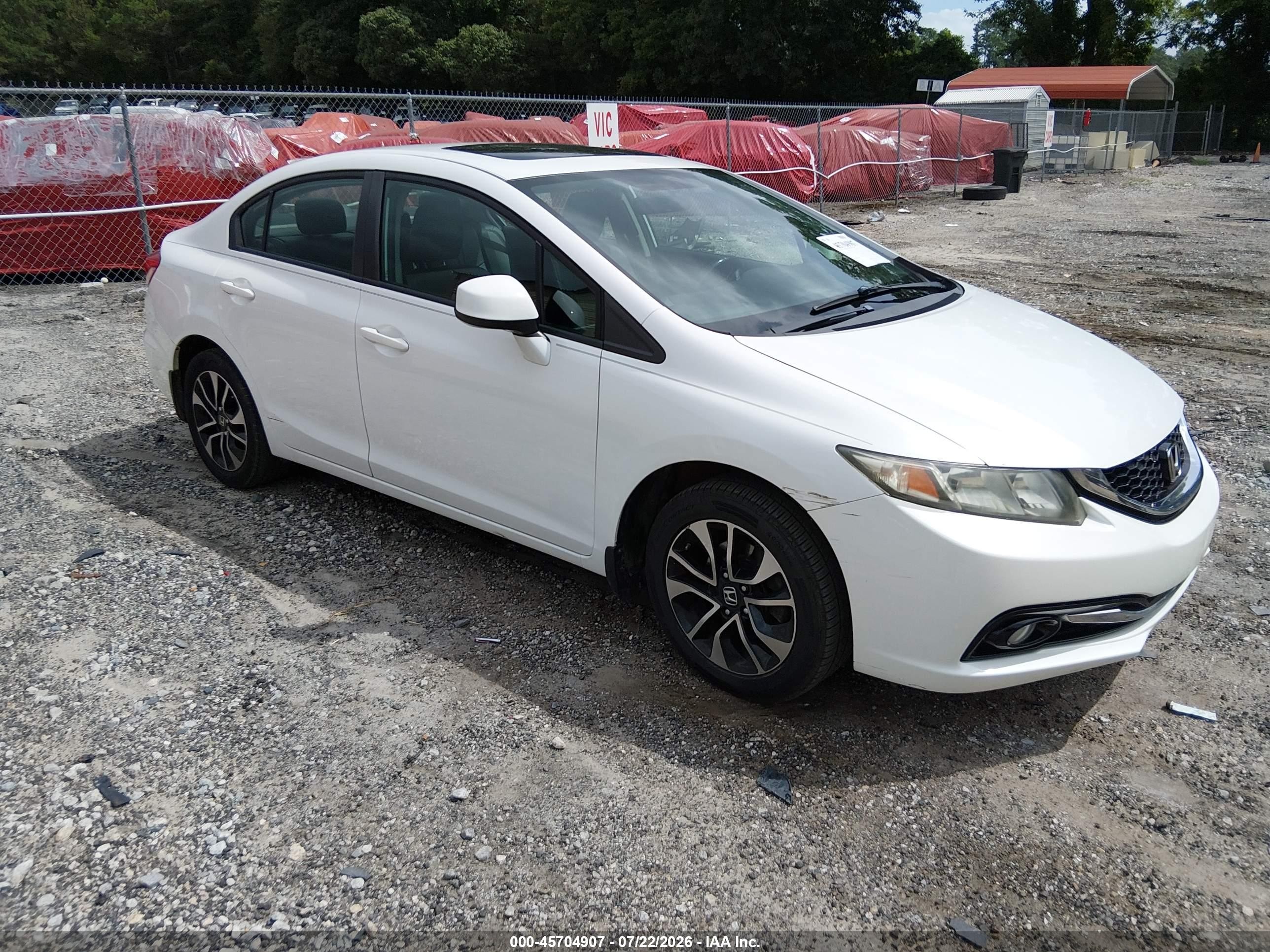 2013 Honda Civic EX-L, VIN 19XFB2F92DE036789 — Обычный износ